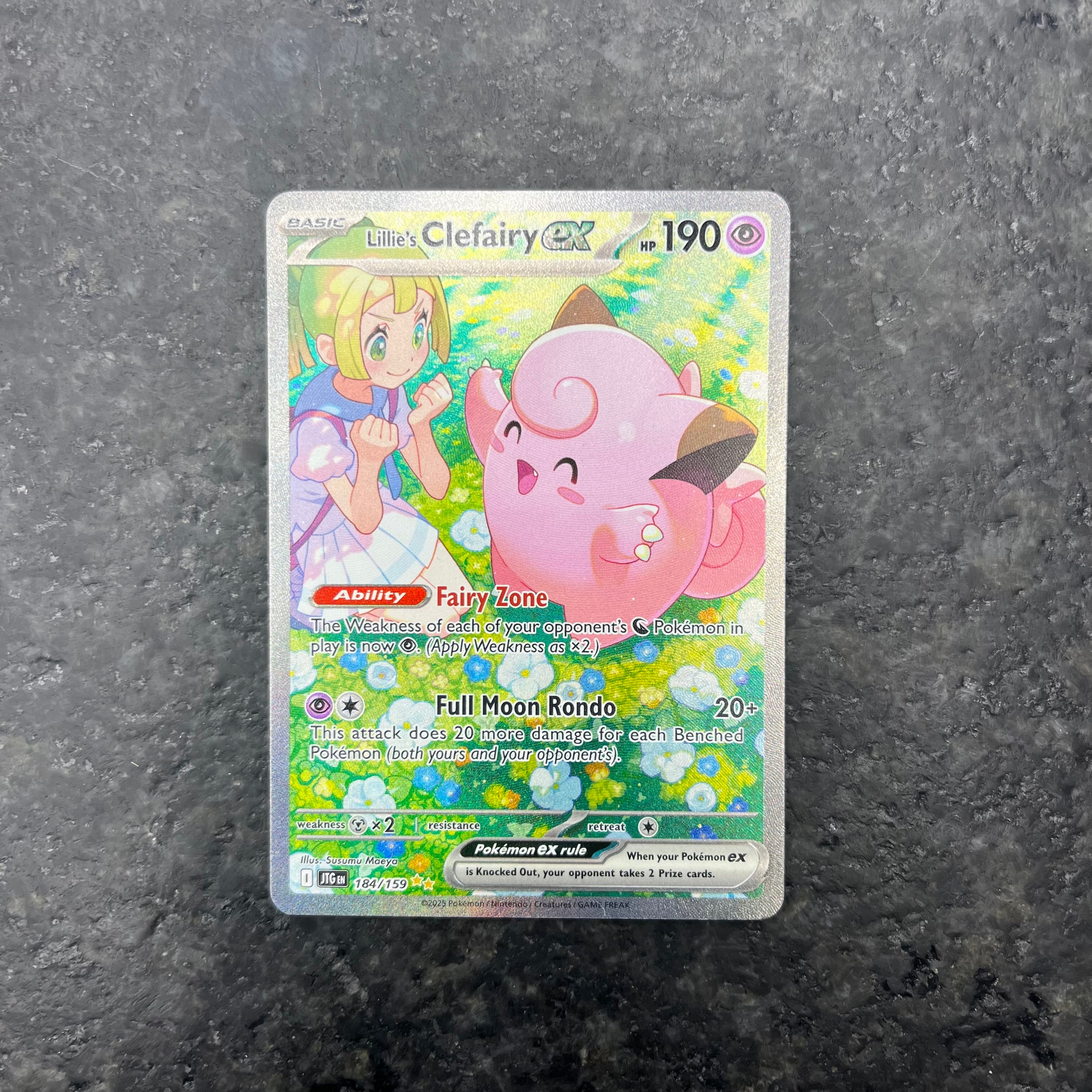LILLIE’S CLEFAIRY EX JOURNEY TOGETHER SIR 184/159 (NM)