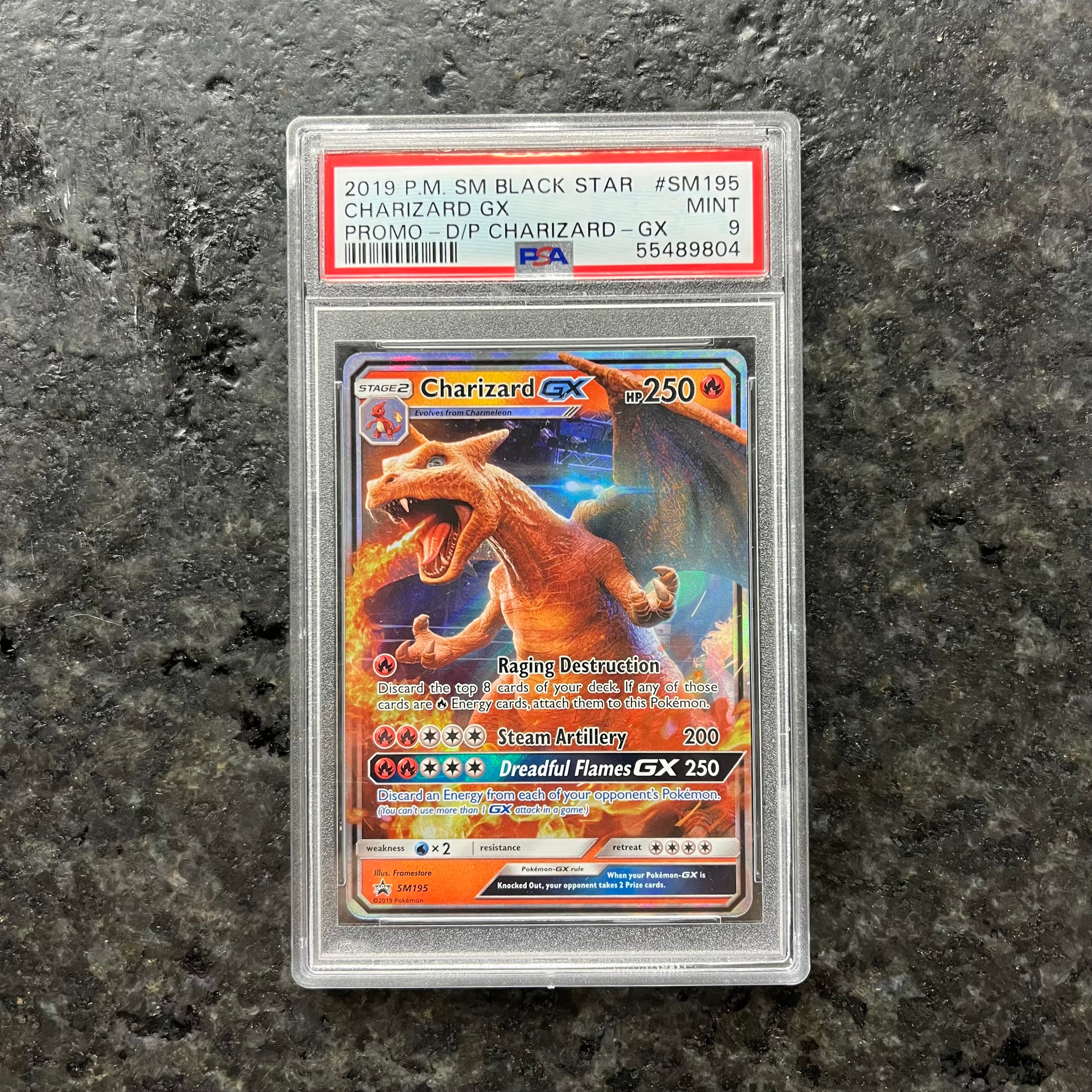 CHARIZARD GX DETECTIVE PIKACHU SM195 PROMO PSA 9