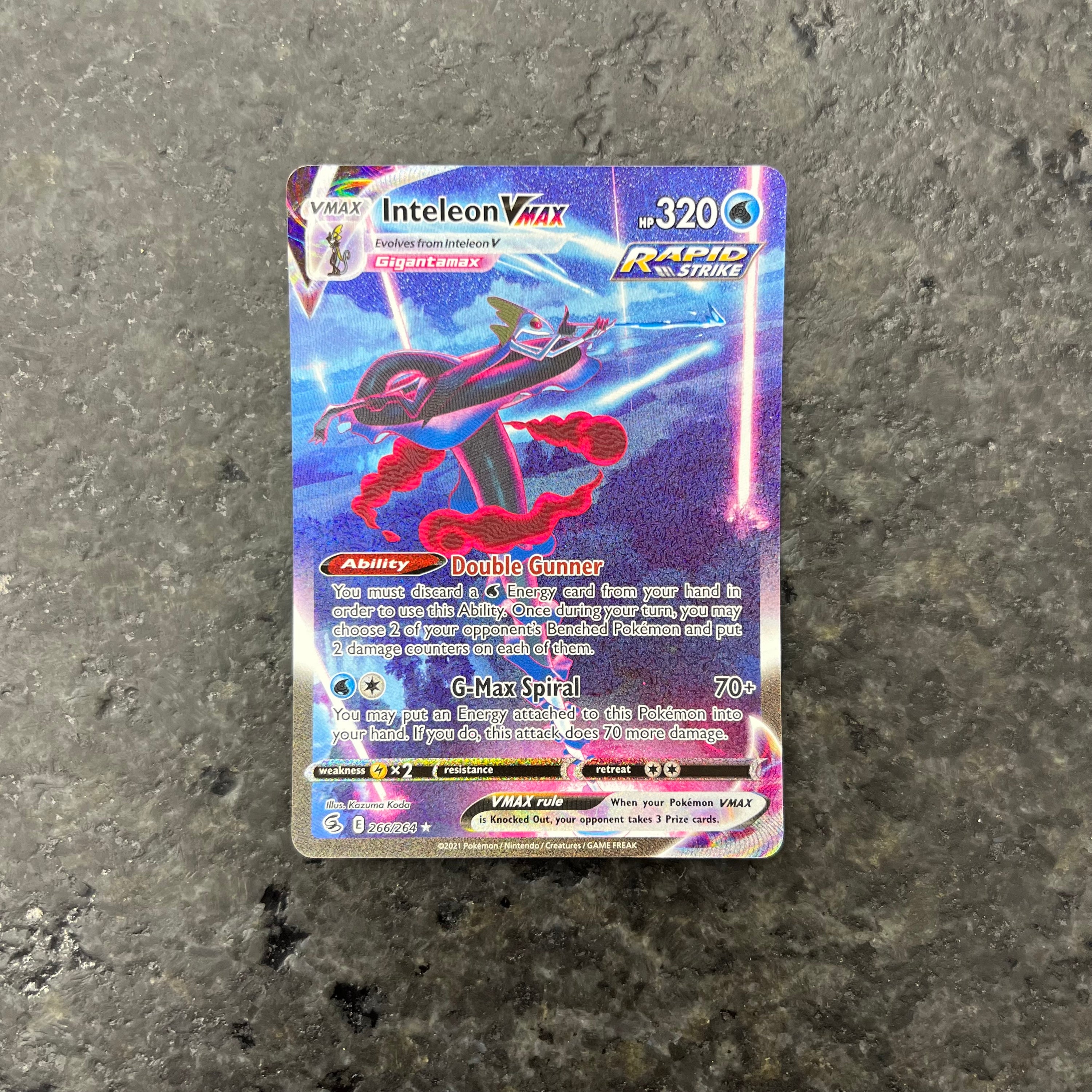 INTELEON VMAX ALT ART 266/264 (NM)