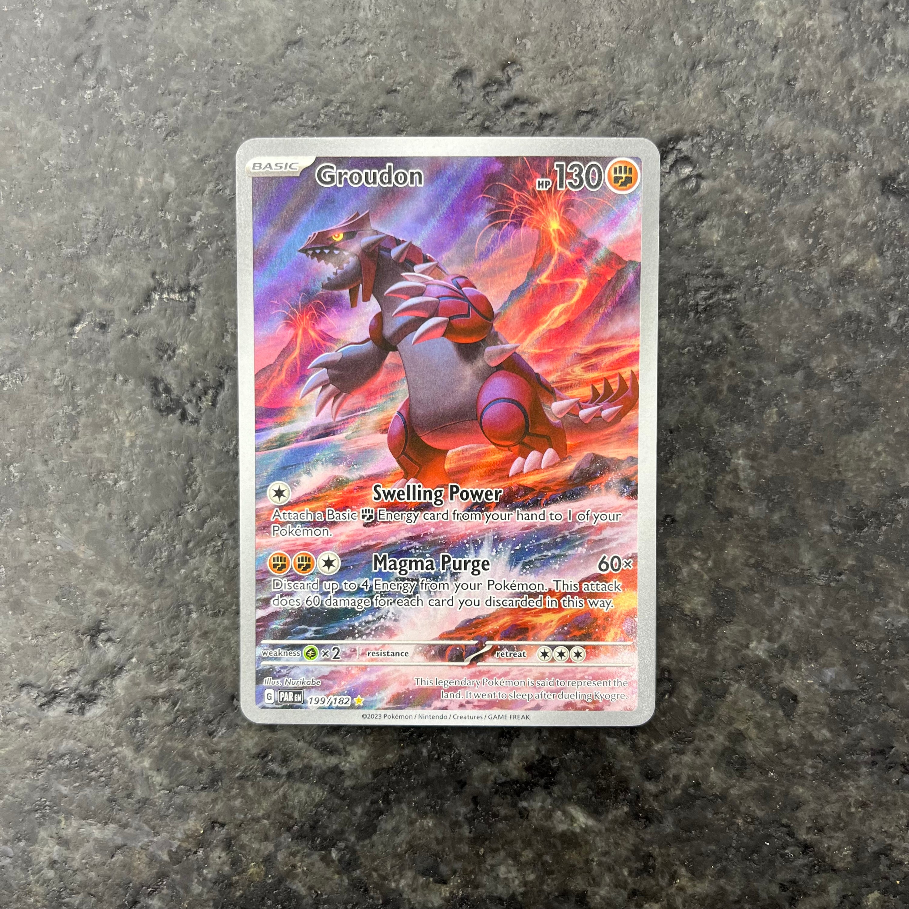 GROUDON ALT ART 199/182 (NM)