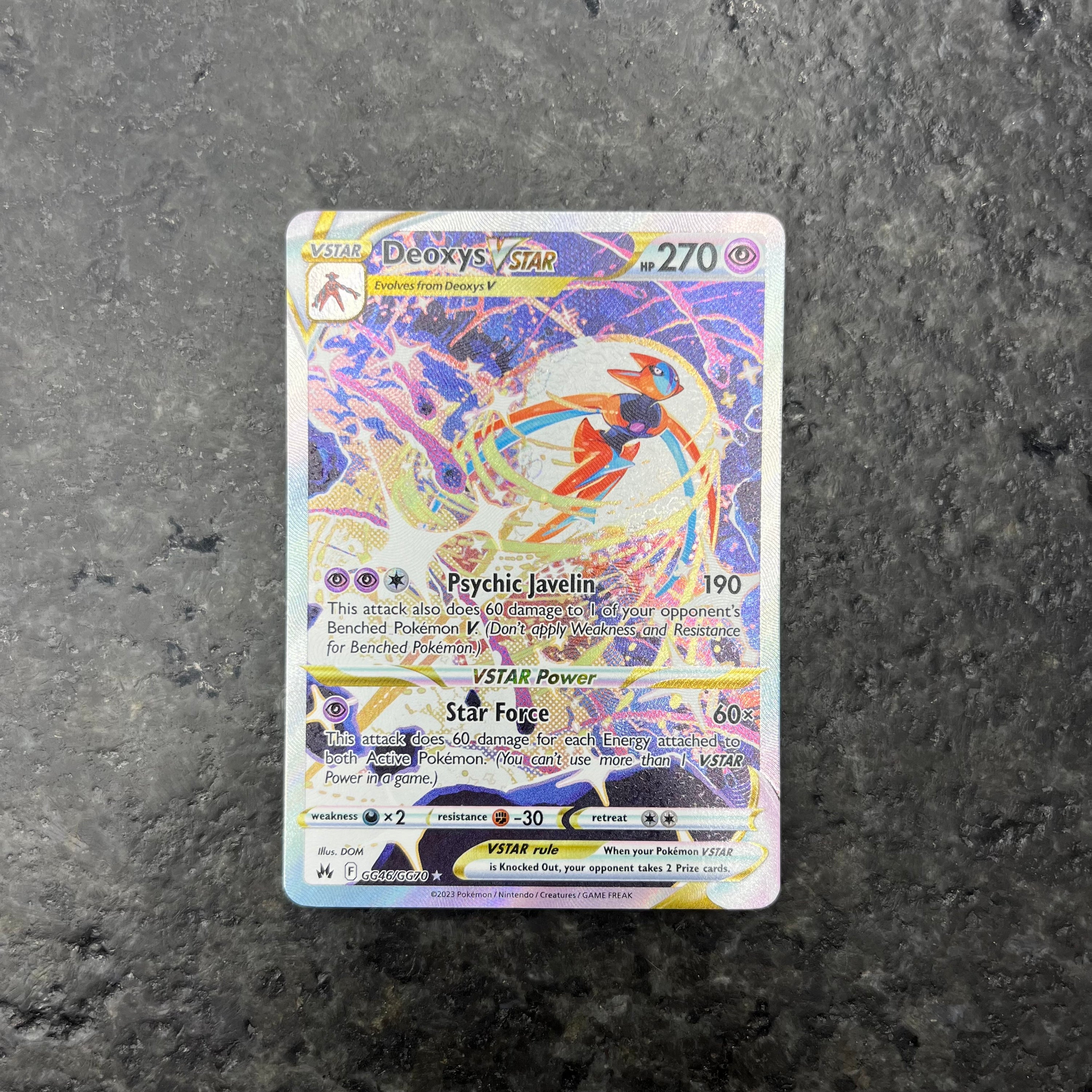 DEOXYS VSTAR ALT ART GG46/GG70 (NM)