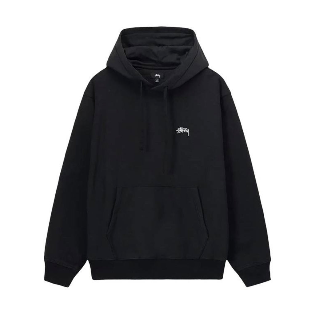 STUSSY SMALL SPELLOUT HOODIE - BLACK