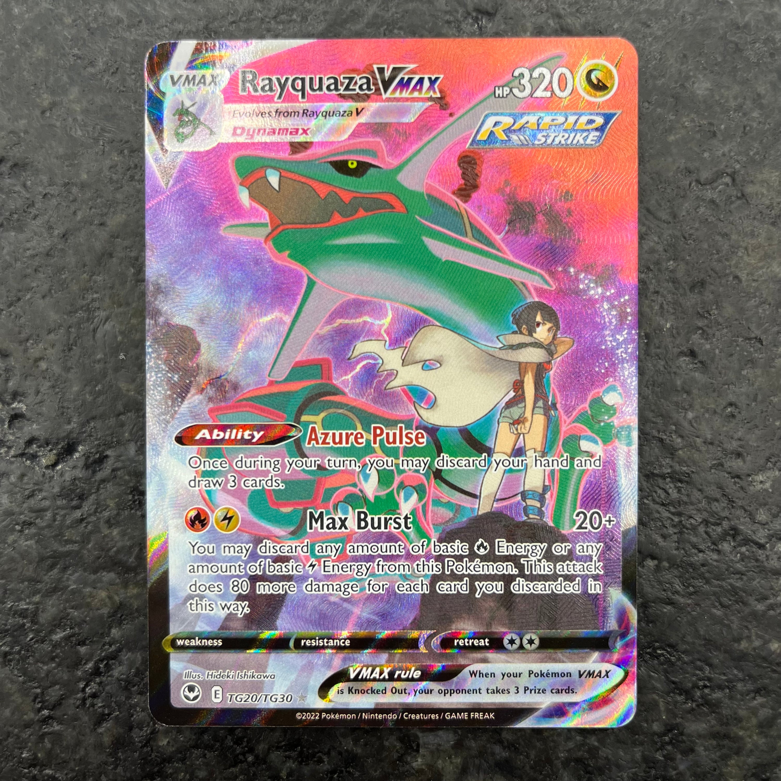 RAYQUAZA VMAX FULL ART TG20/TG30 (NM)