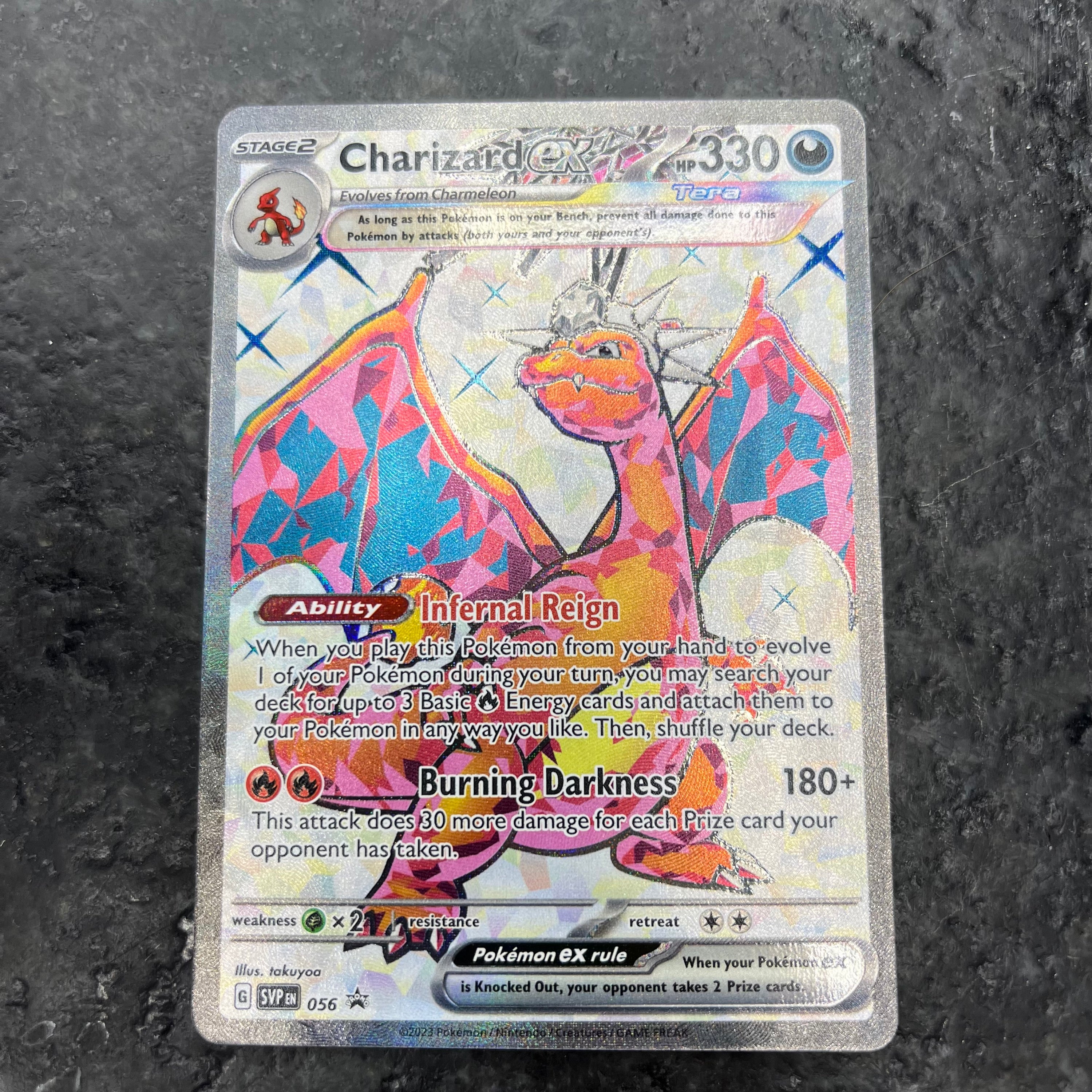 CHARIZARD EX SCARLET AND VIOLET PROMO 056 NM
