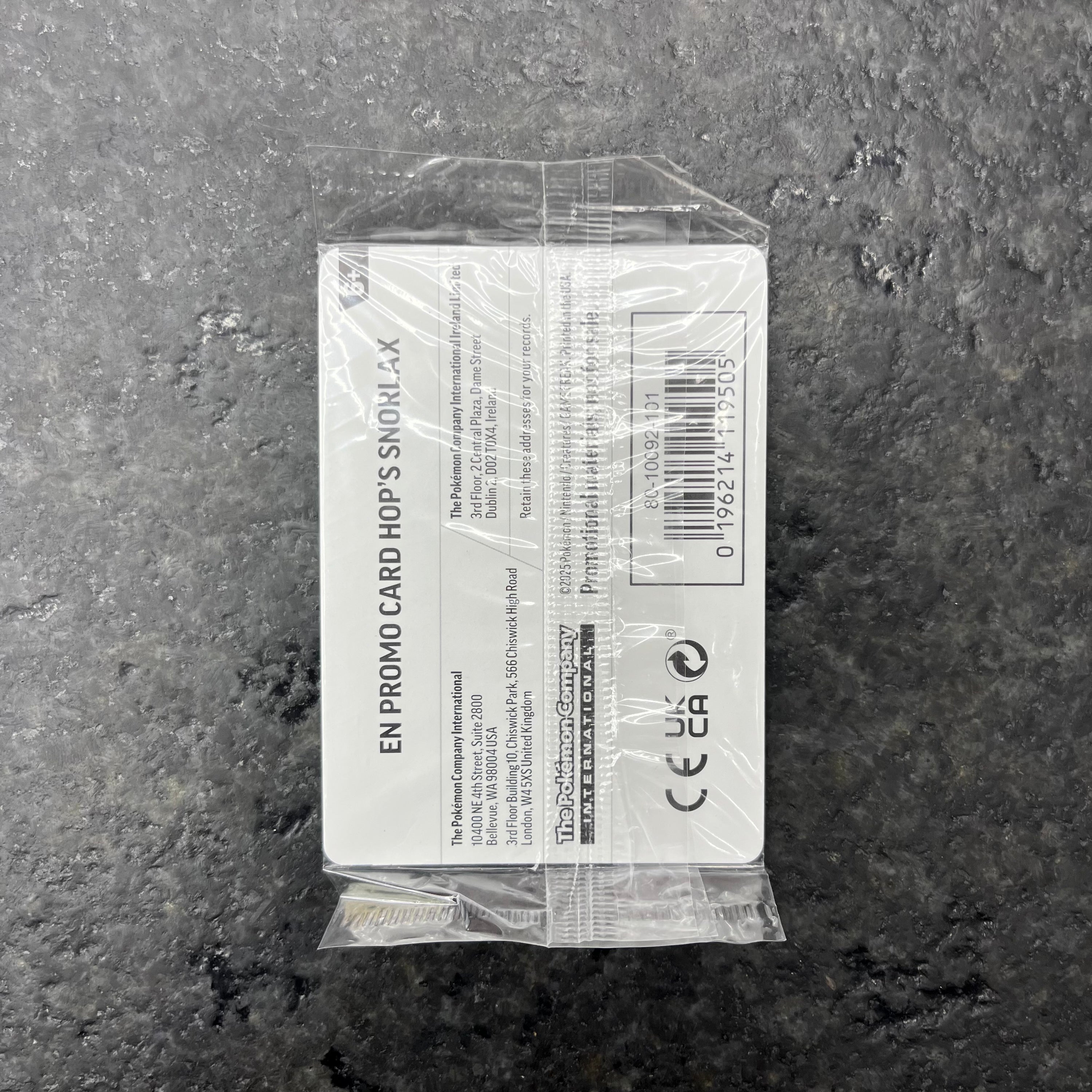 HOP’S SNORLAX GAMESTOP PROMO 117/159 SEALED
