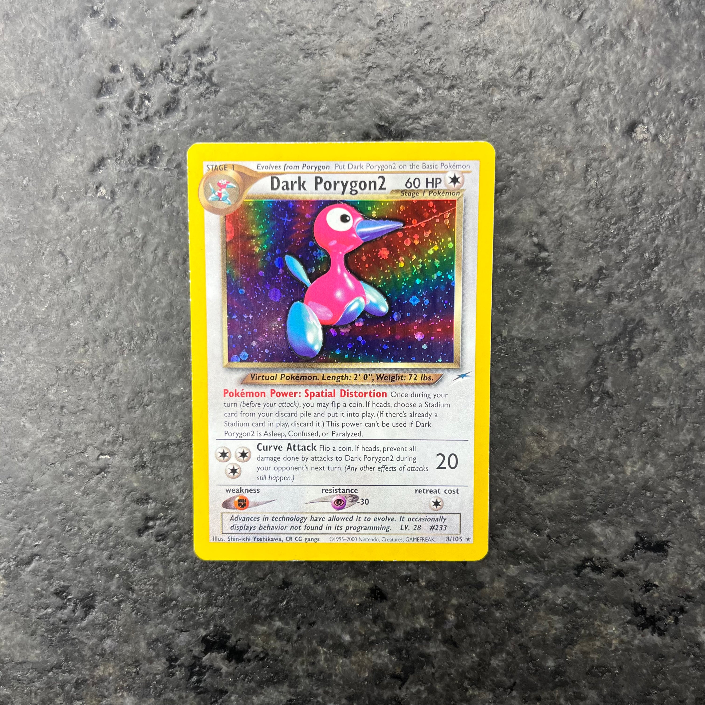 DARK PORYGON2 NEO GENESIS HOLO 8/105 (LP)