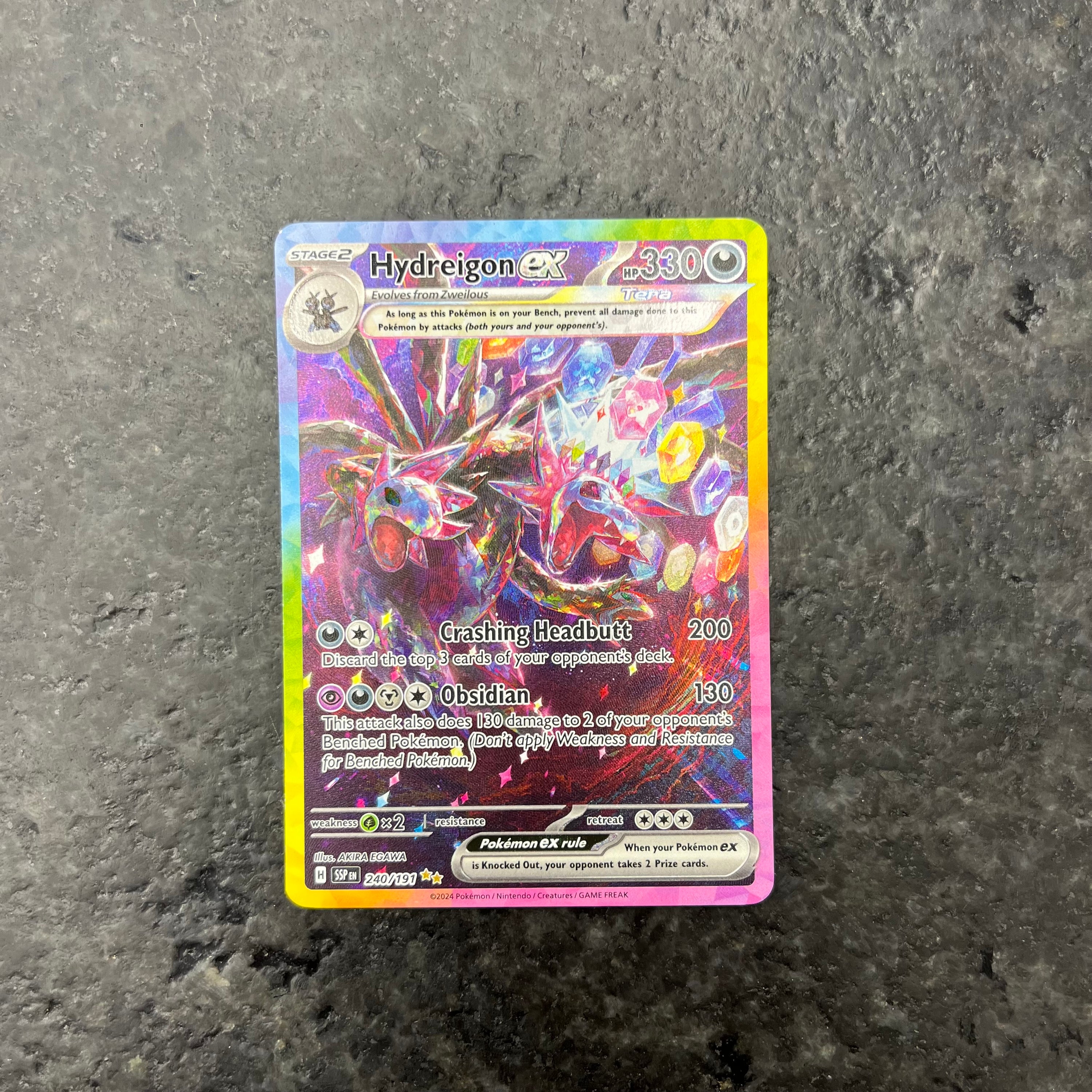 HYDREIGON EX ALT ART 240/191 (NM)