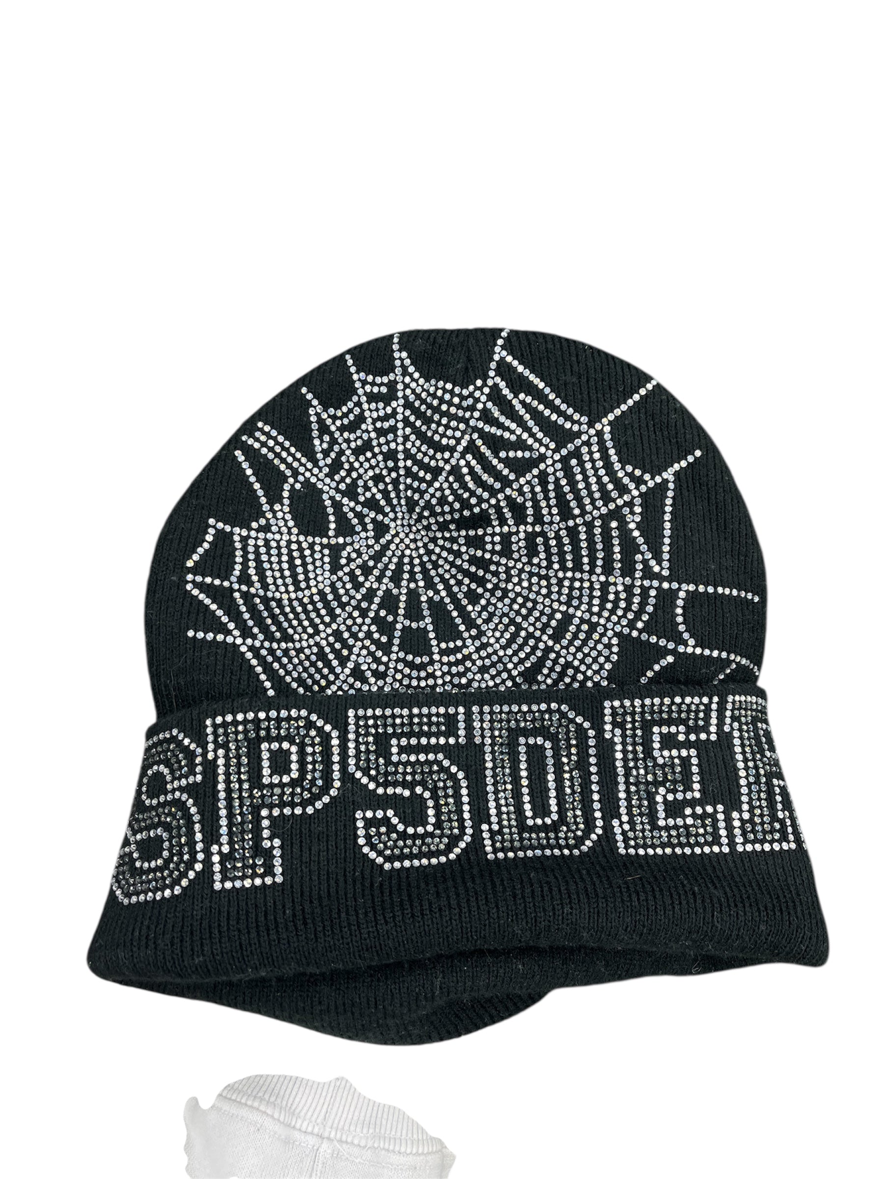 SPIDER RHINESTONE BEANIE