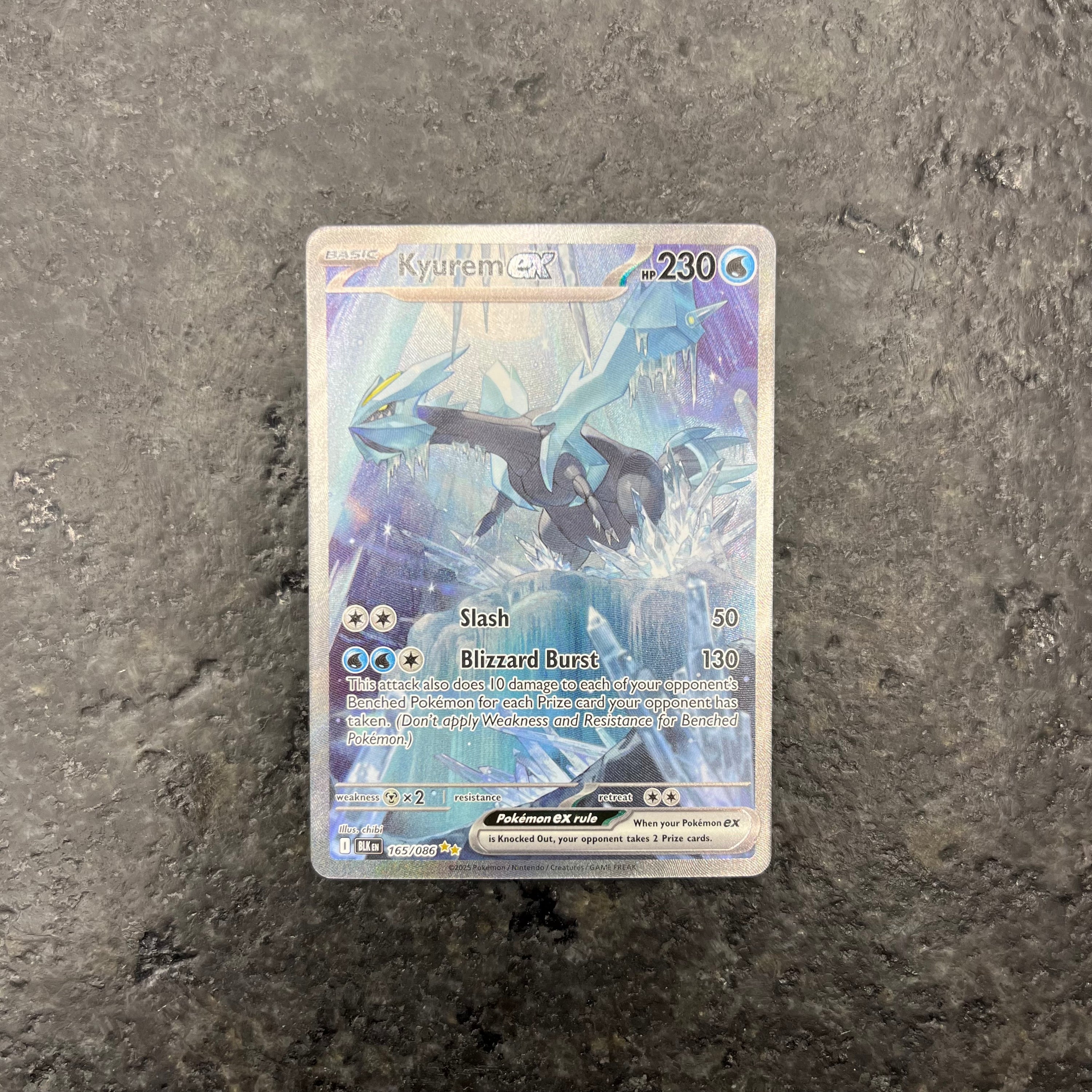 KYUREM EX BLACK BOLT SIR 165/086 (NM)