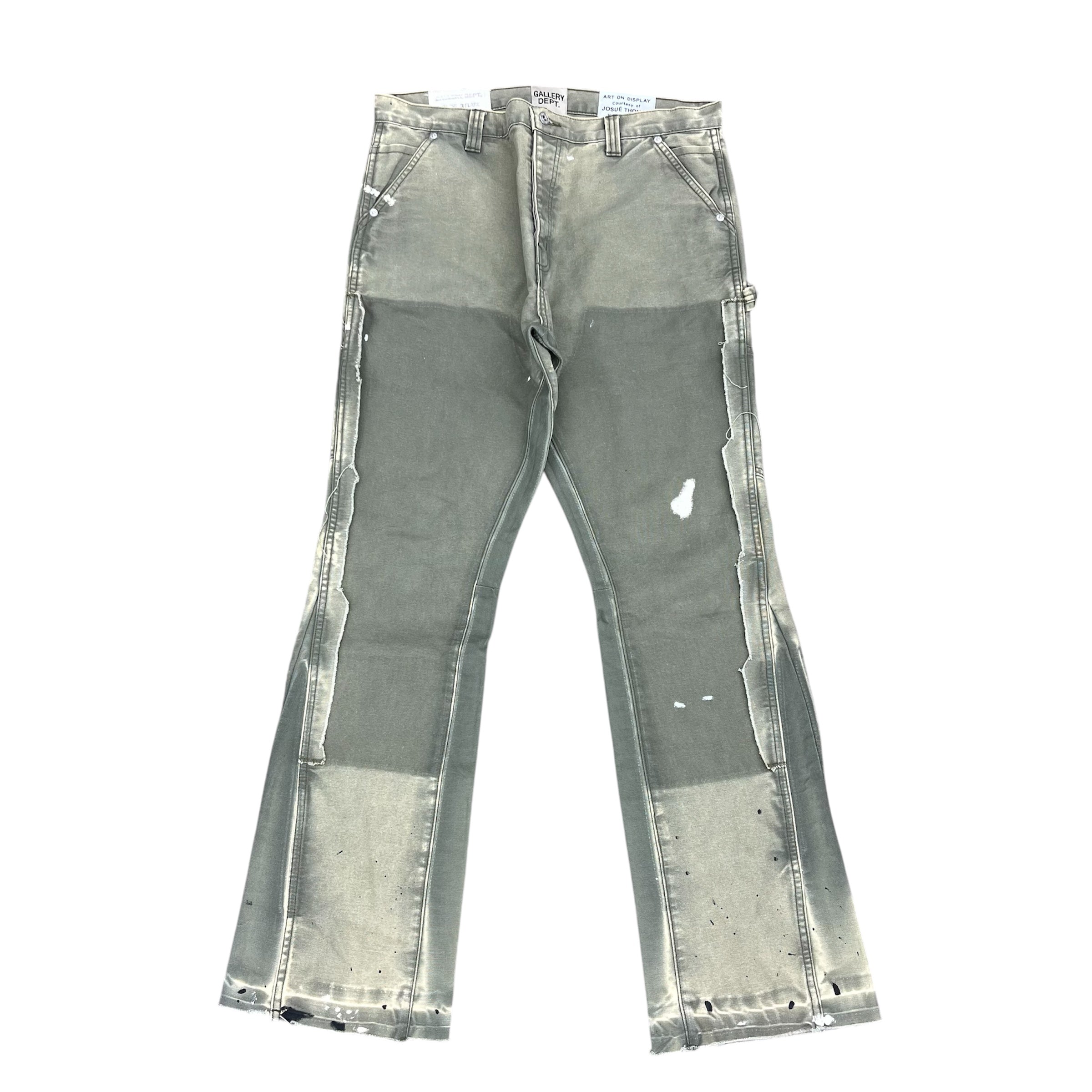 GALLERY DEPT GREEN LA FLARE DENIM