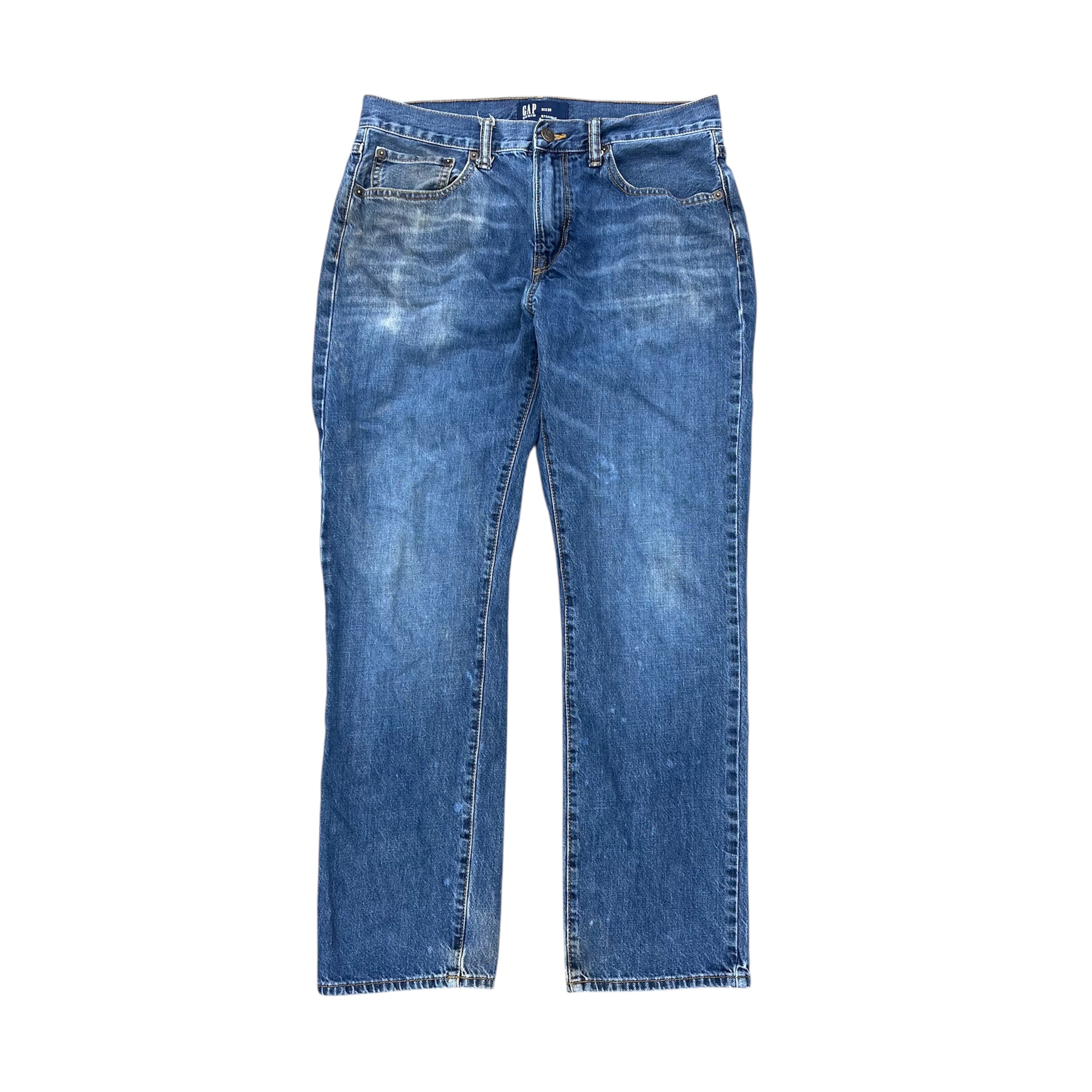 Y2K GAP STRAIGHT FIT DISTRESSED DENIM