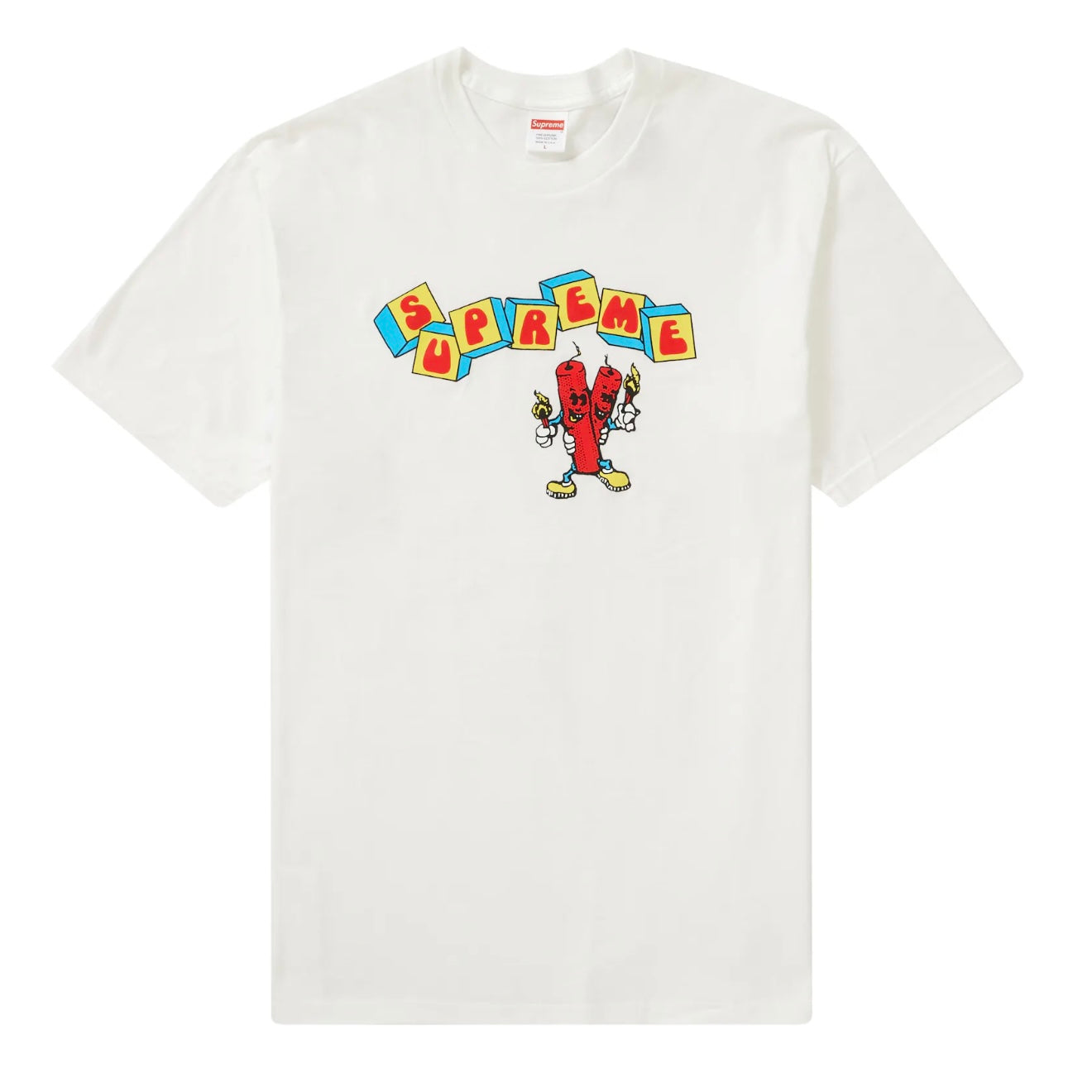 SUPREME DYNAMITE TEE - WHITE