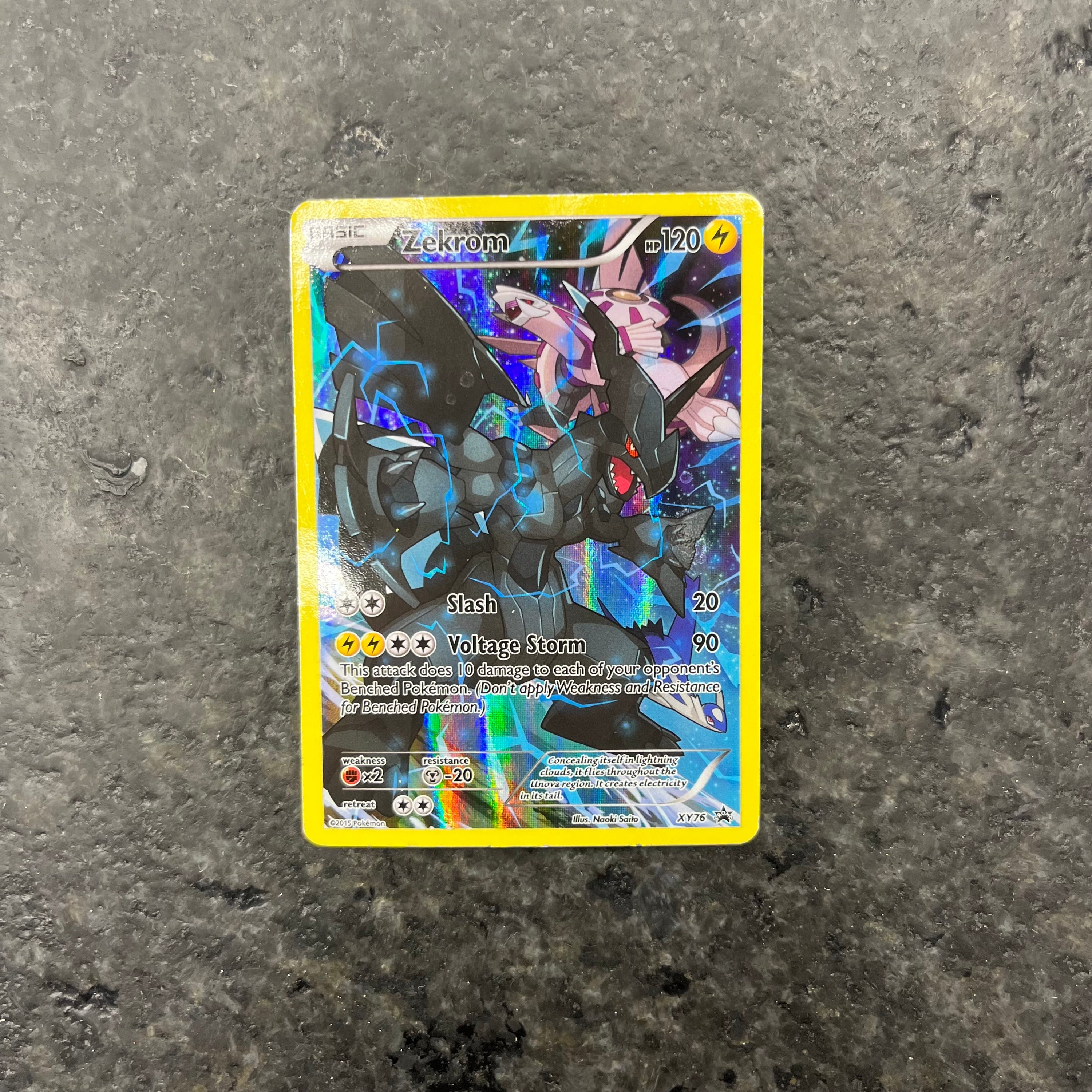 ZEKROM FULL ART XY76 PROMO (LP)