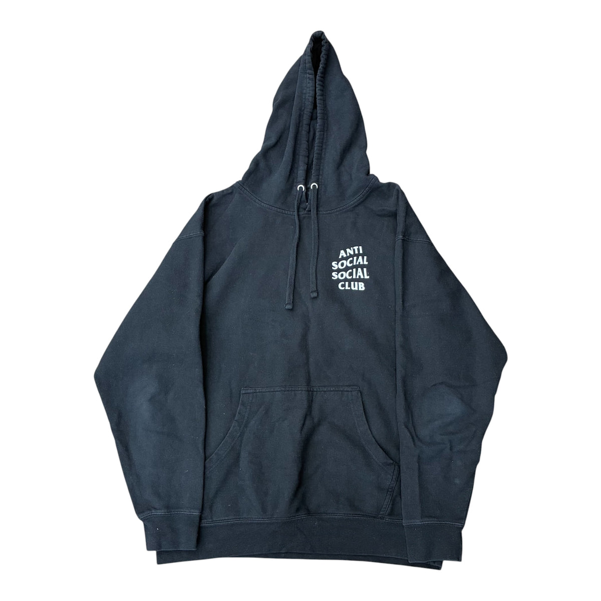 ANTI SOCIAL SOCIAL CLUB “BLACK WHITE” LOGO HOODIE