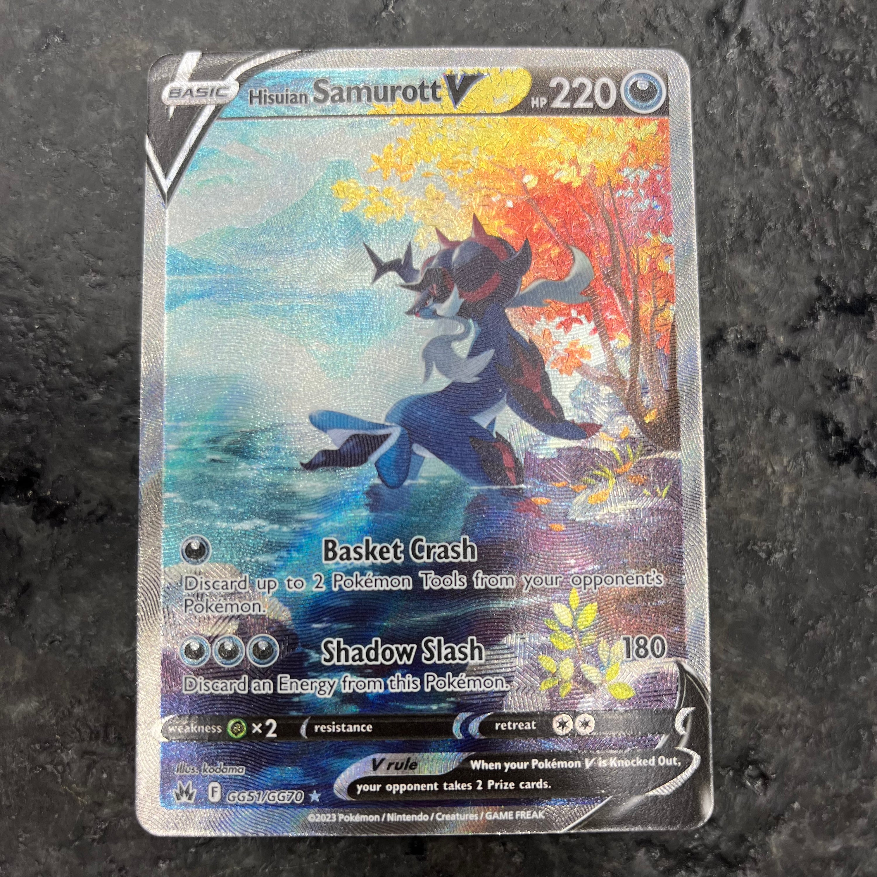 HISUIAN SAMUROTT V CROWN ZENITH GALARIAN GALLERY GG51/GG70 VLP