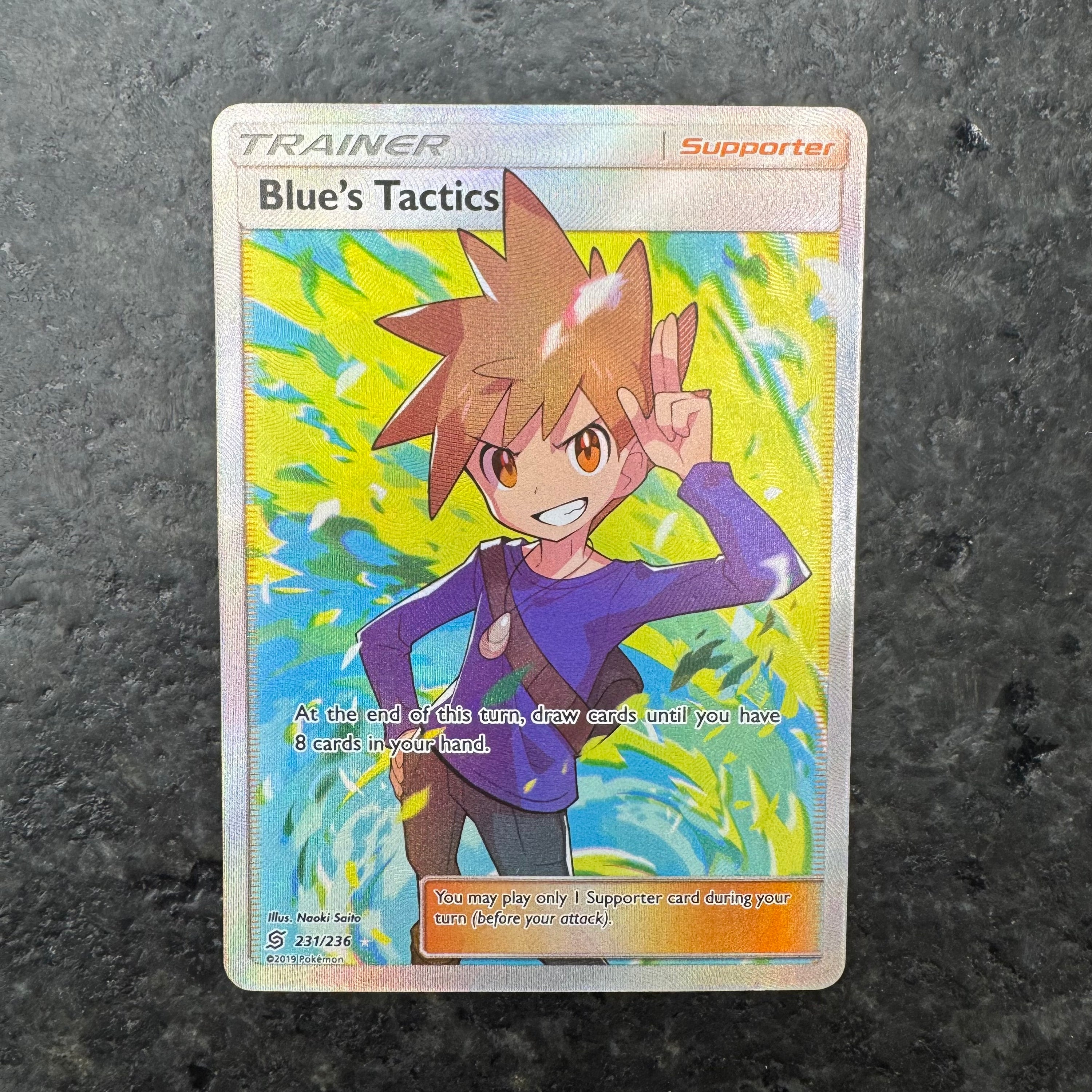 BLUES TACTICS FULL ART 231/236 (NM)