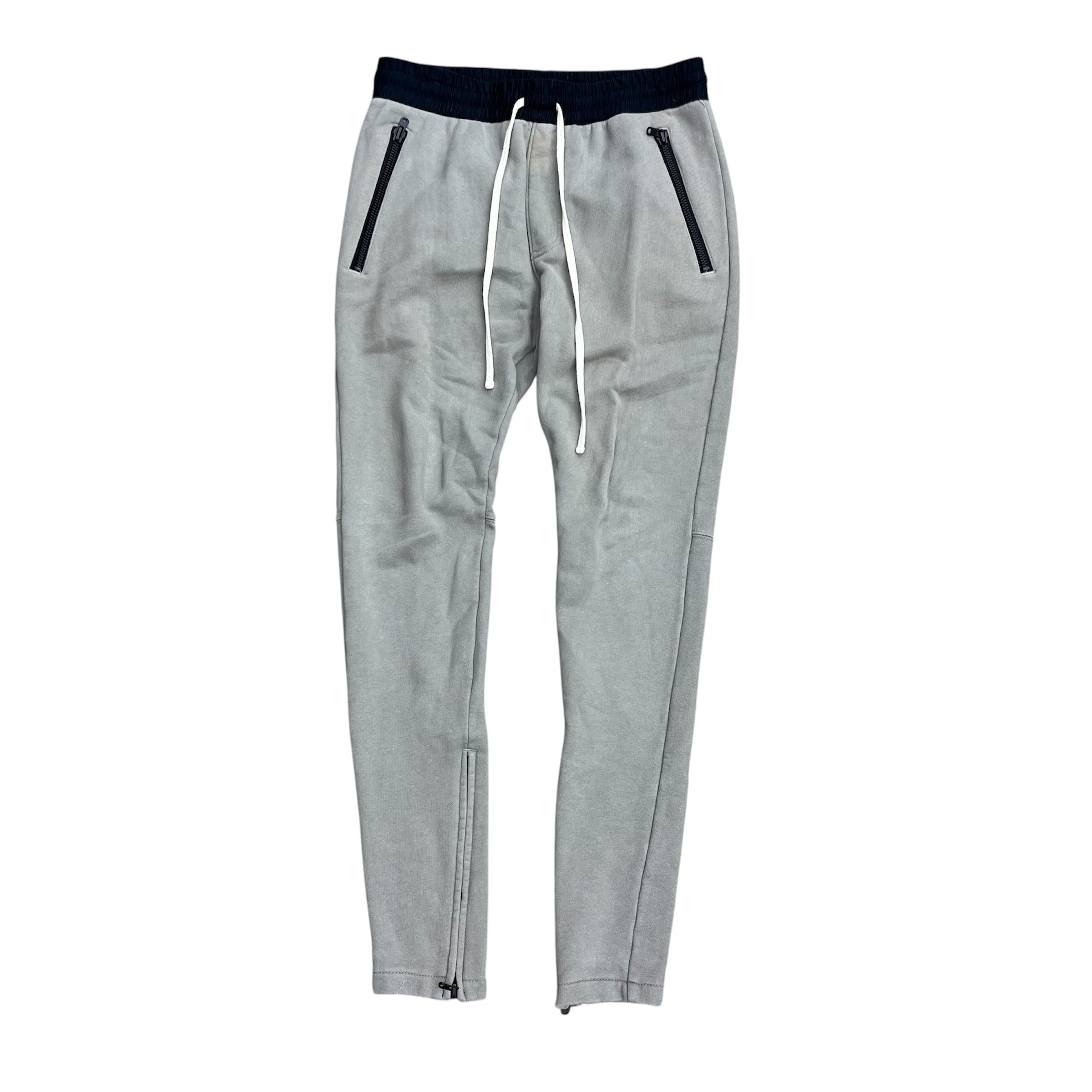 FEAR OF GOD ESSENTIALS TAN ANKLE ZIP SWEATPANTS
