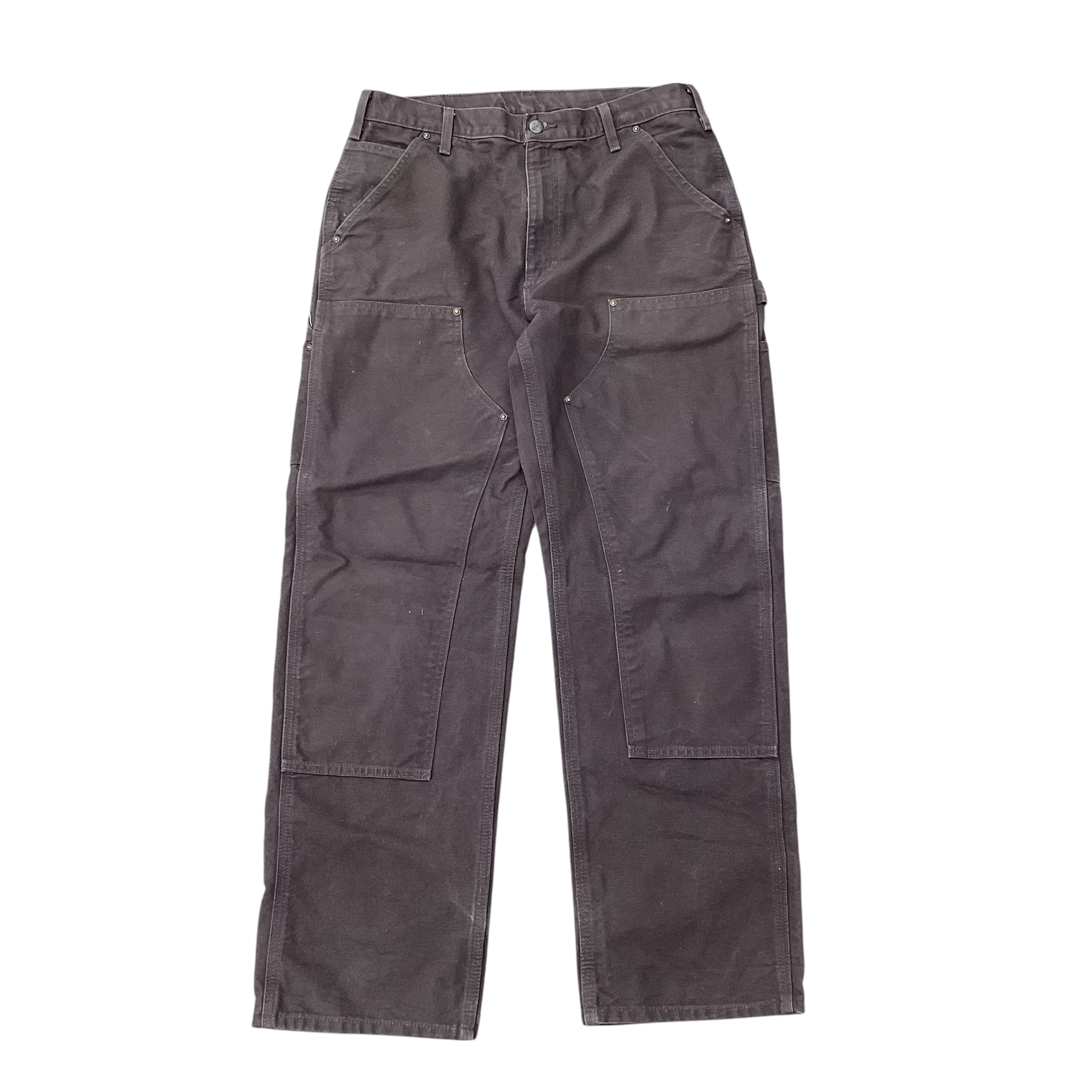 CARHARTT DOUBLE KNEE BROWN DENIM