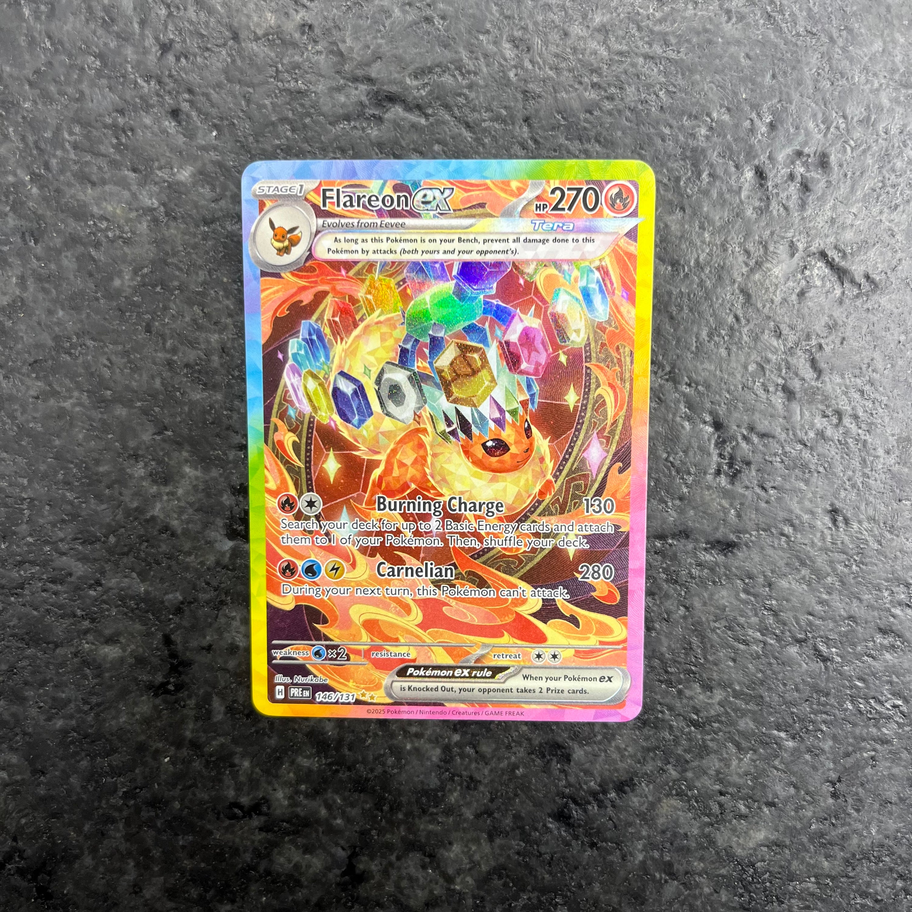 FLAREON EX SIR 146/131 PRISMATIC EVOLUTIONS (NM)