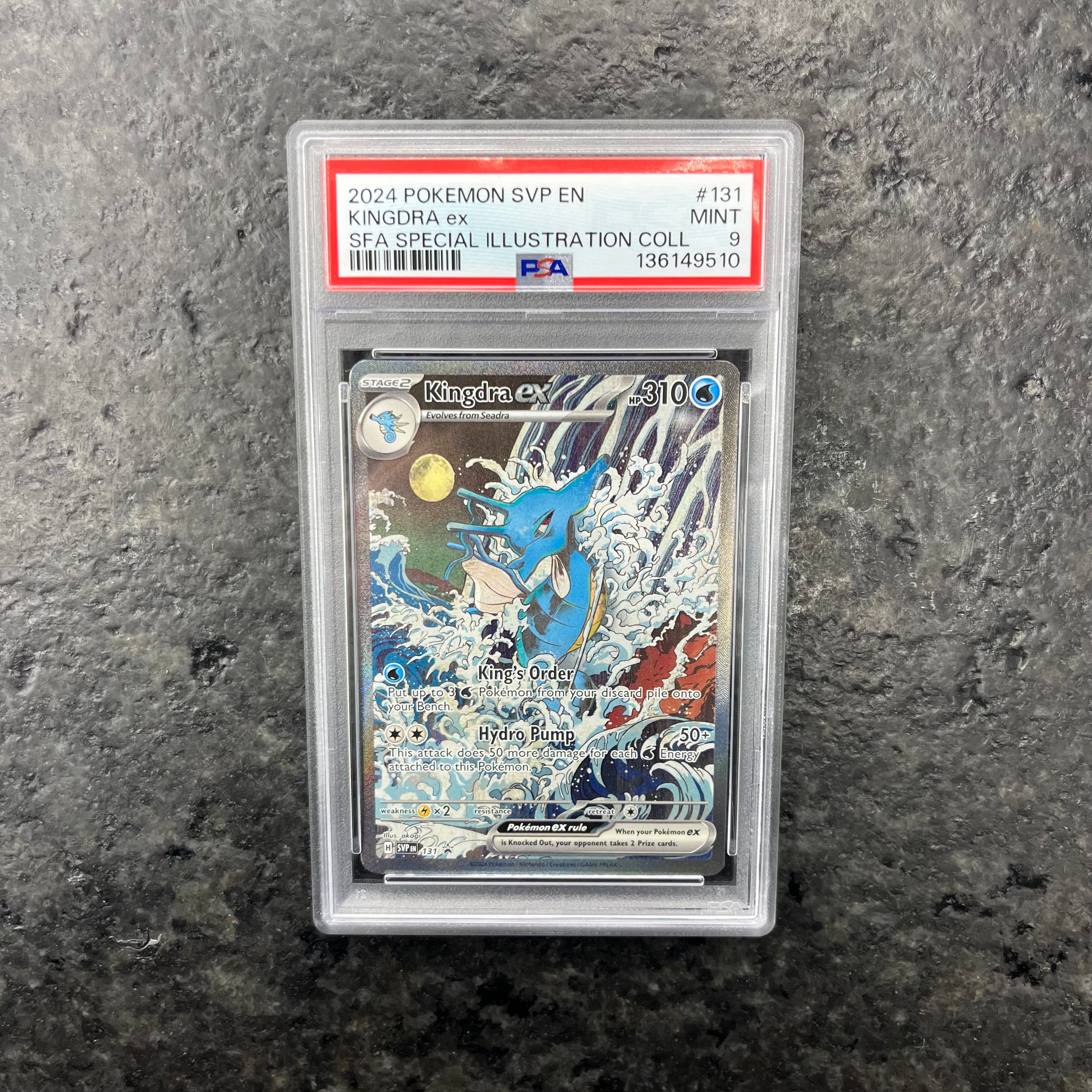 KINGDRA EX ALT ART 131 PROMO PSA 9