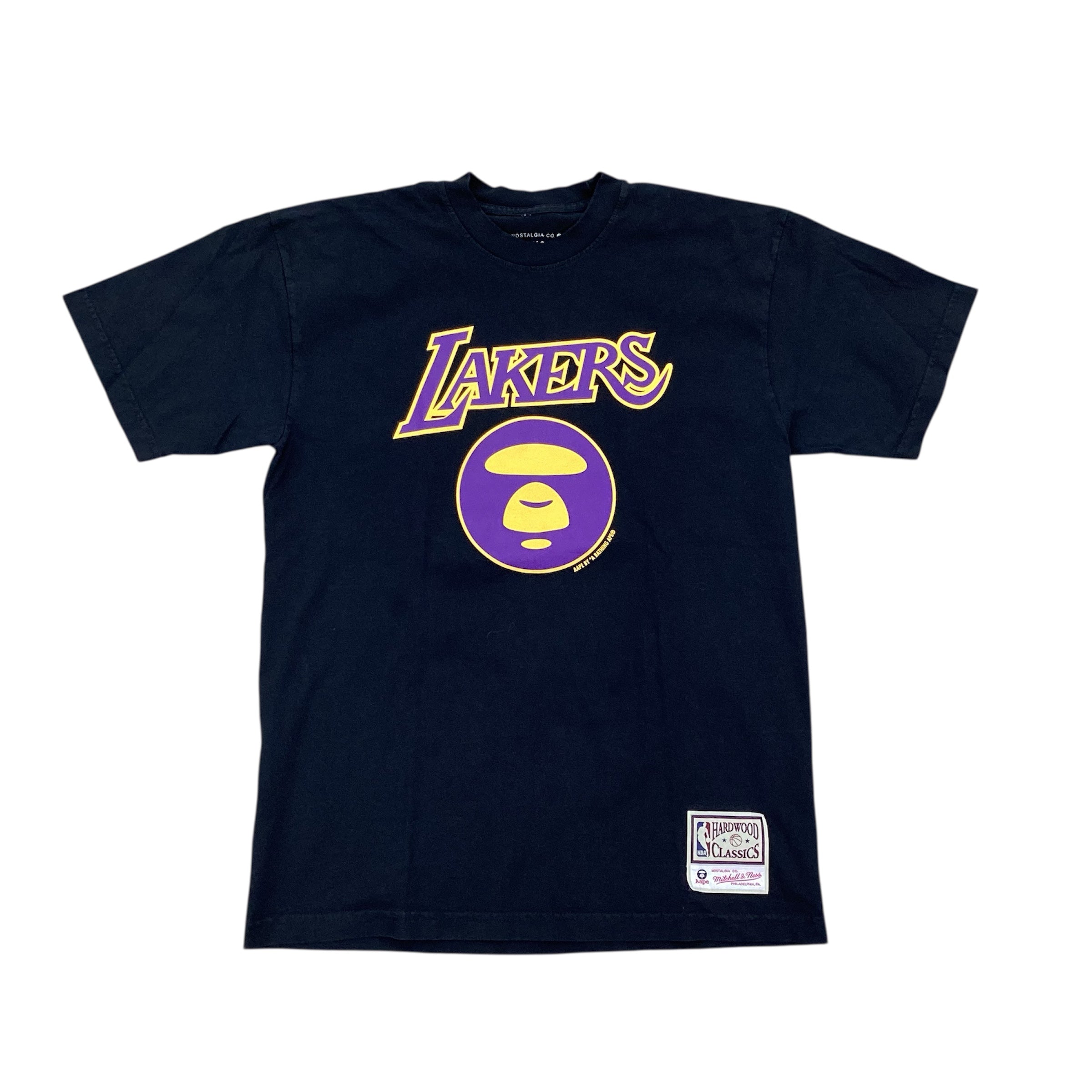 BAPE X MITCHELL NESS & LAKERS TEE