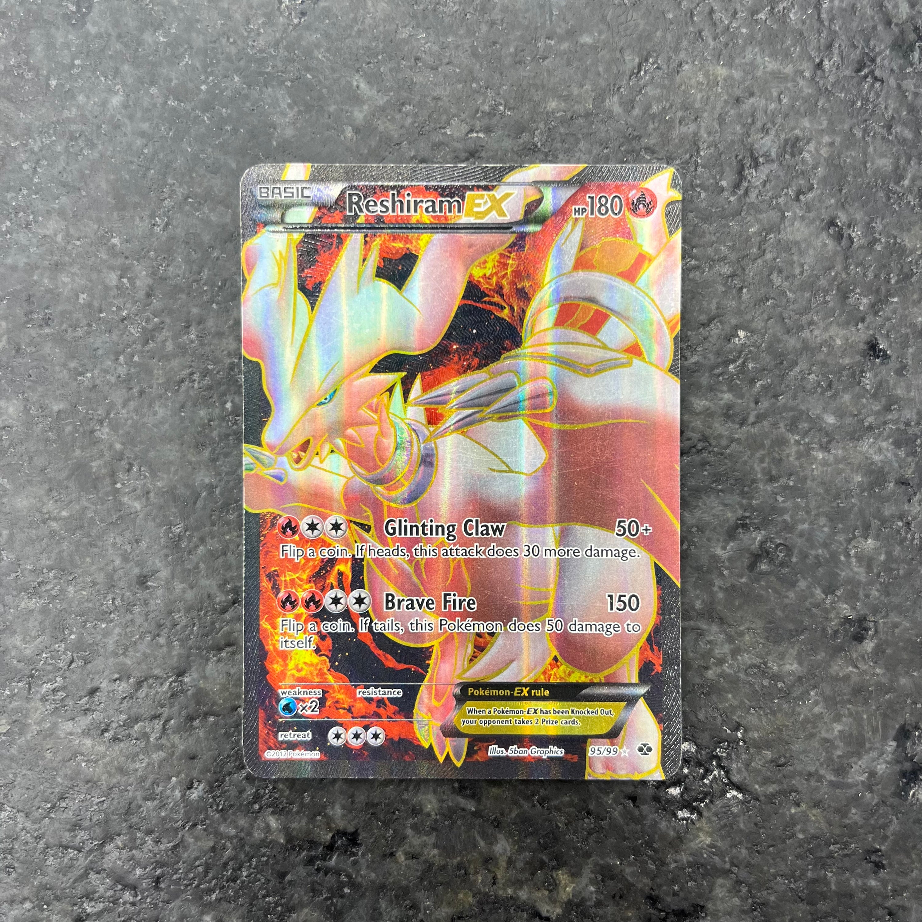 RESHIRAM EX FULL ART 95/99 (MP)