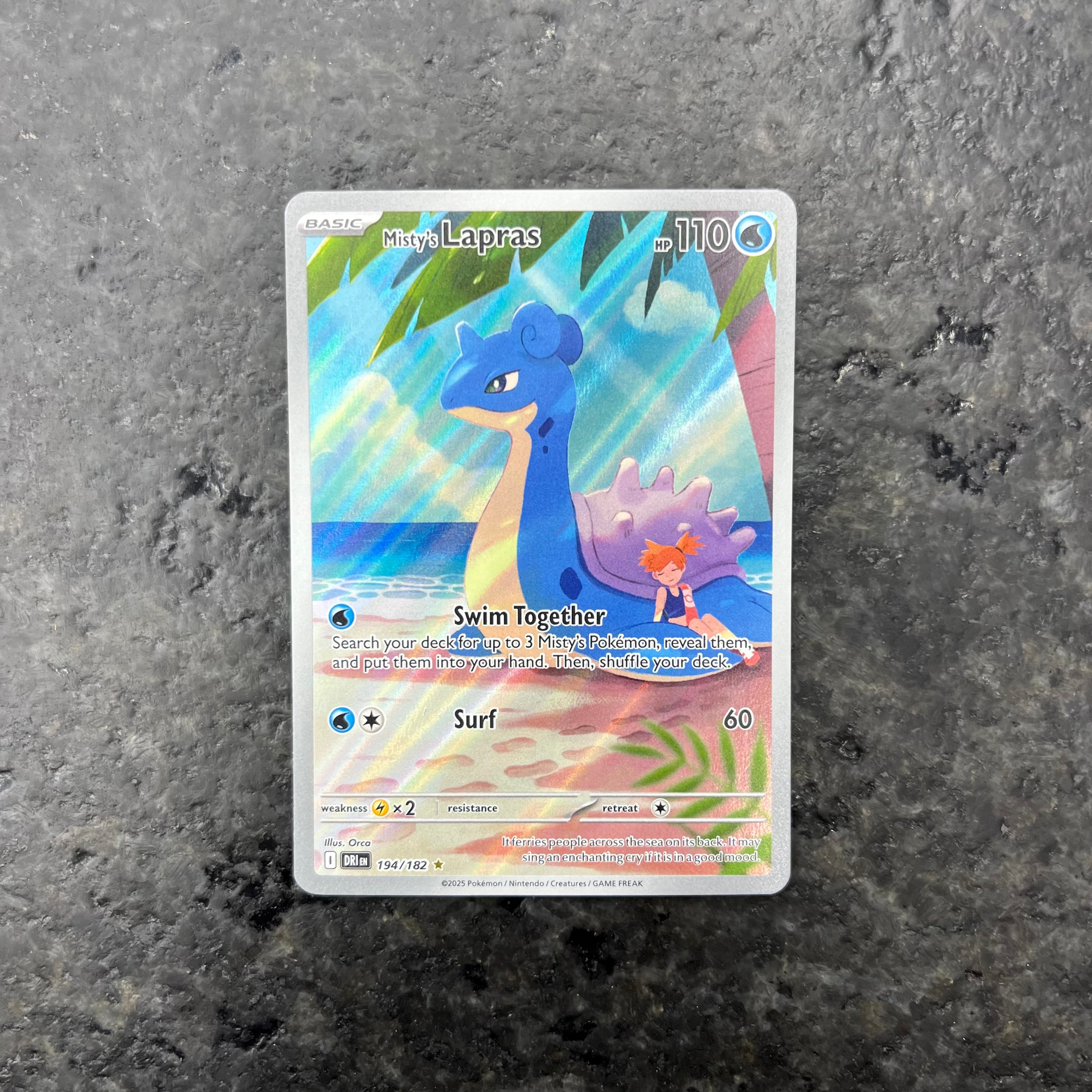 MISTY’S LAPRAS ALT ART 194/182 (NM)