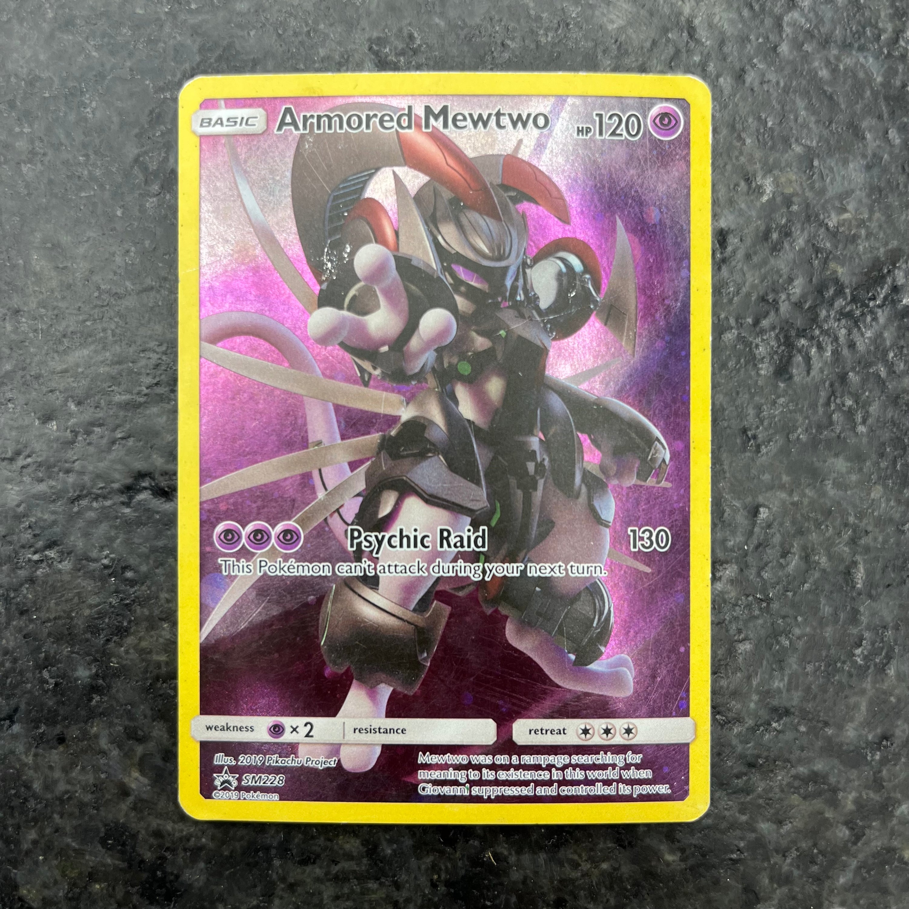 ARMORED MEWTWO FULL ART SM228 (MP)