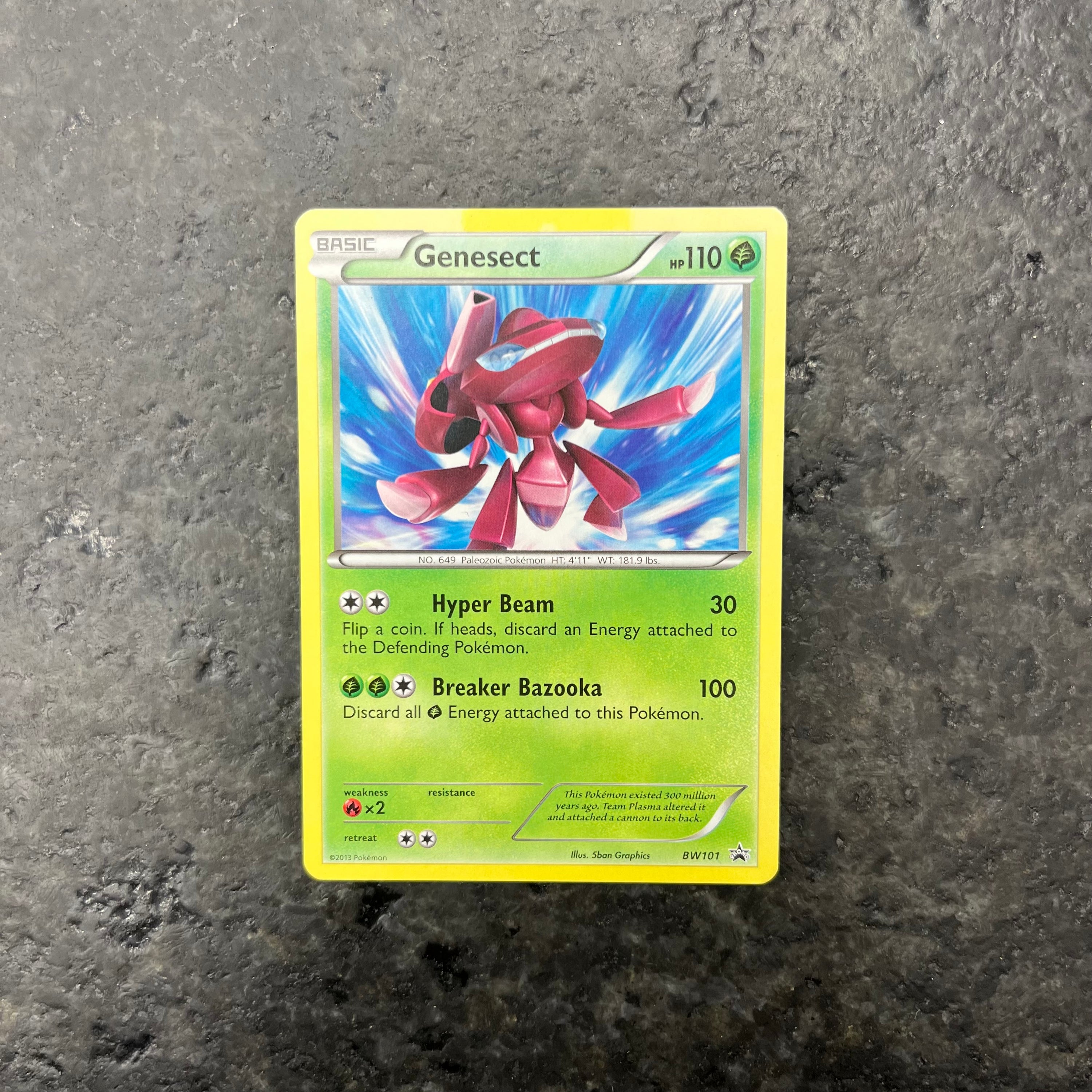 GENESECT SHINY BW101 PROMO