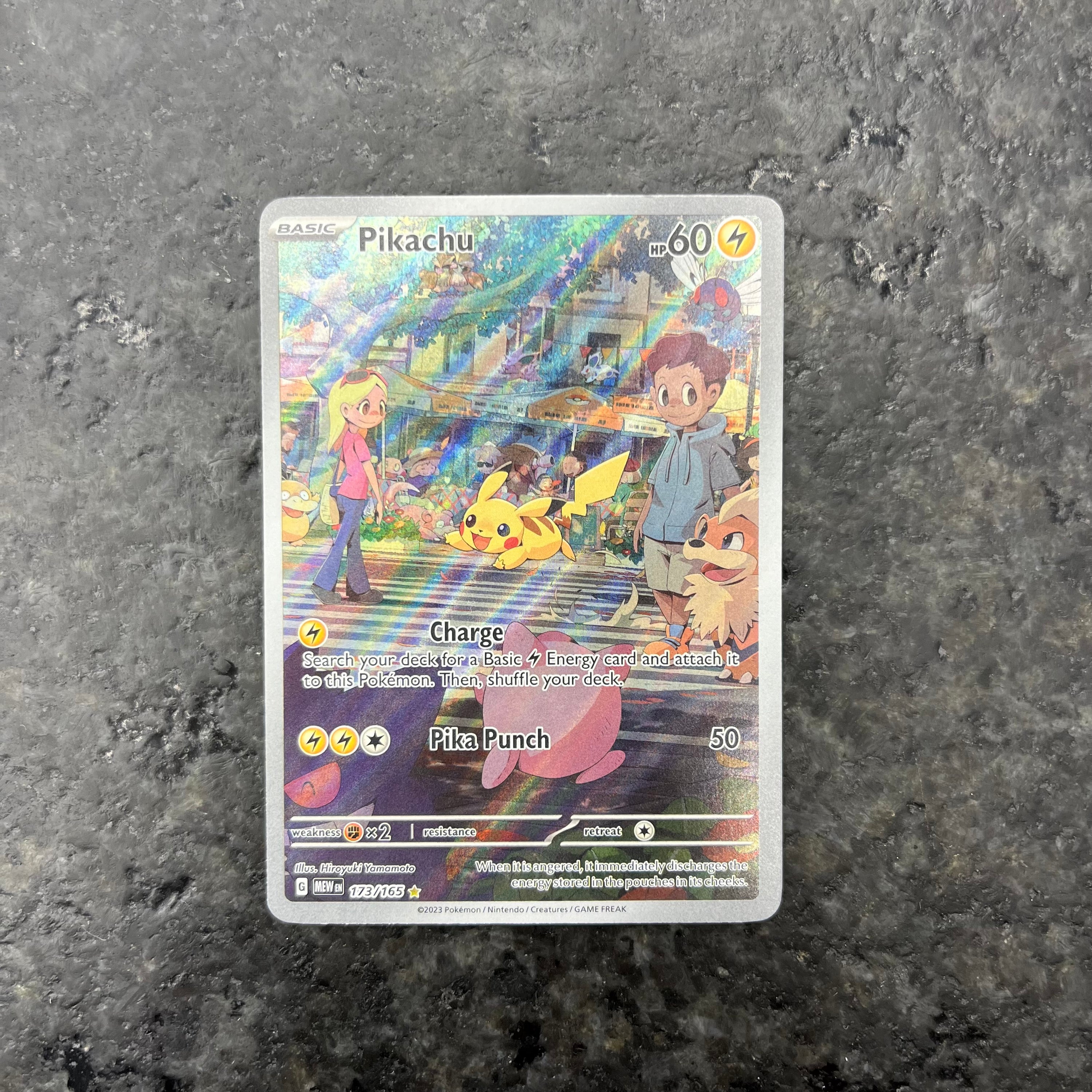 PIKACHU 151 ALT ART 173/165 (NM)