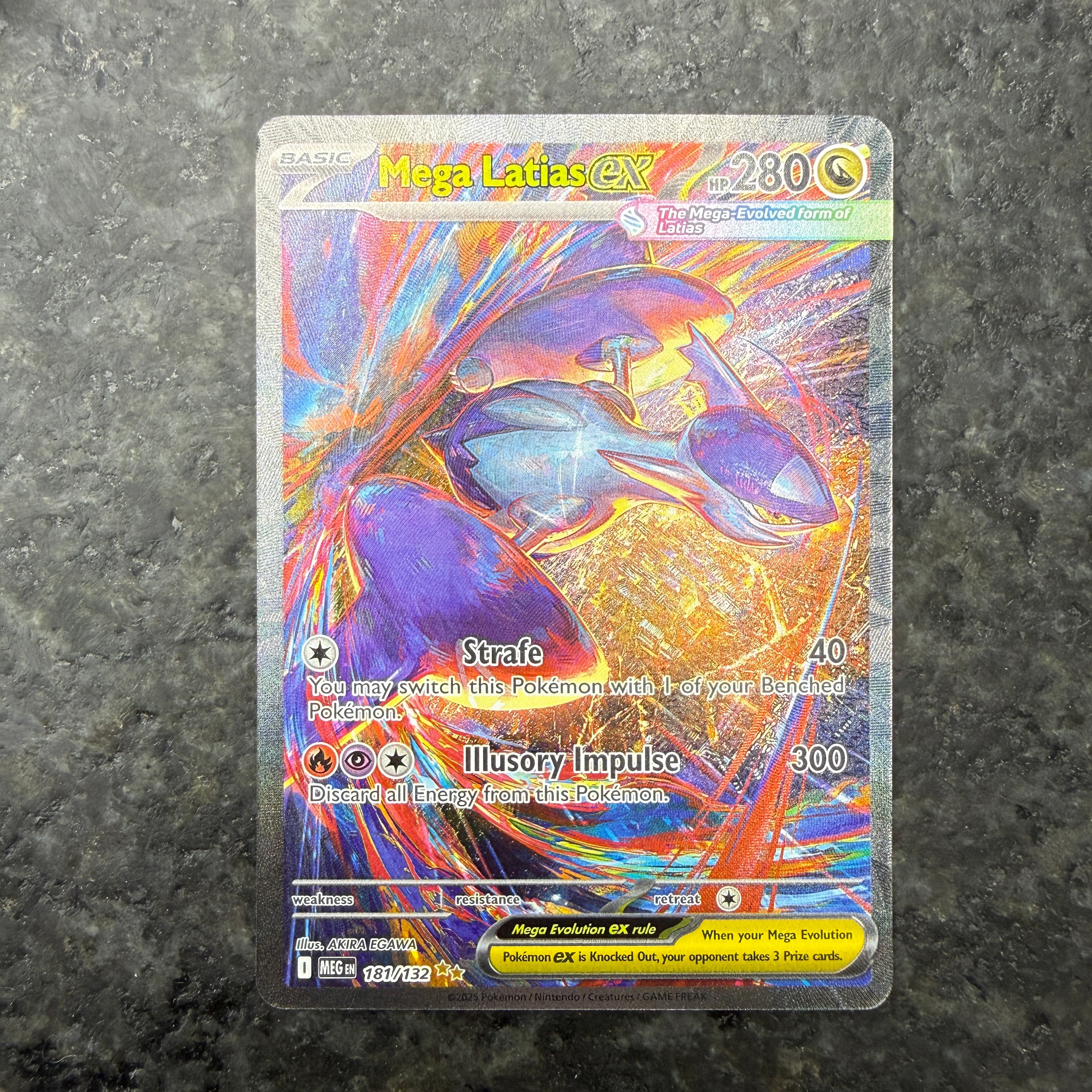 Mega Latias ex Special Illustration Rare Pokemon TCG Mega Evolution 181/132 NM