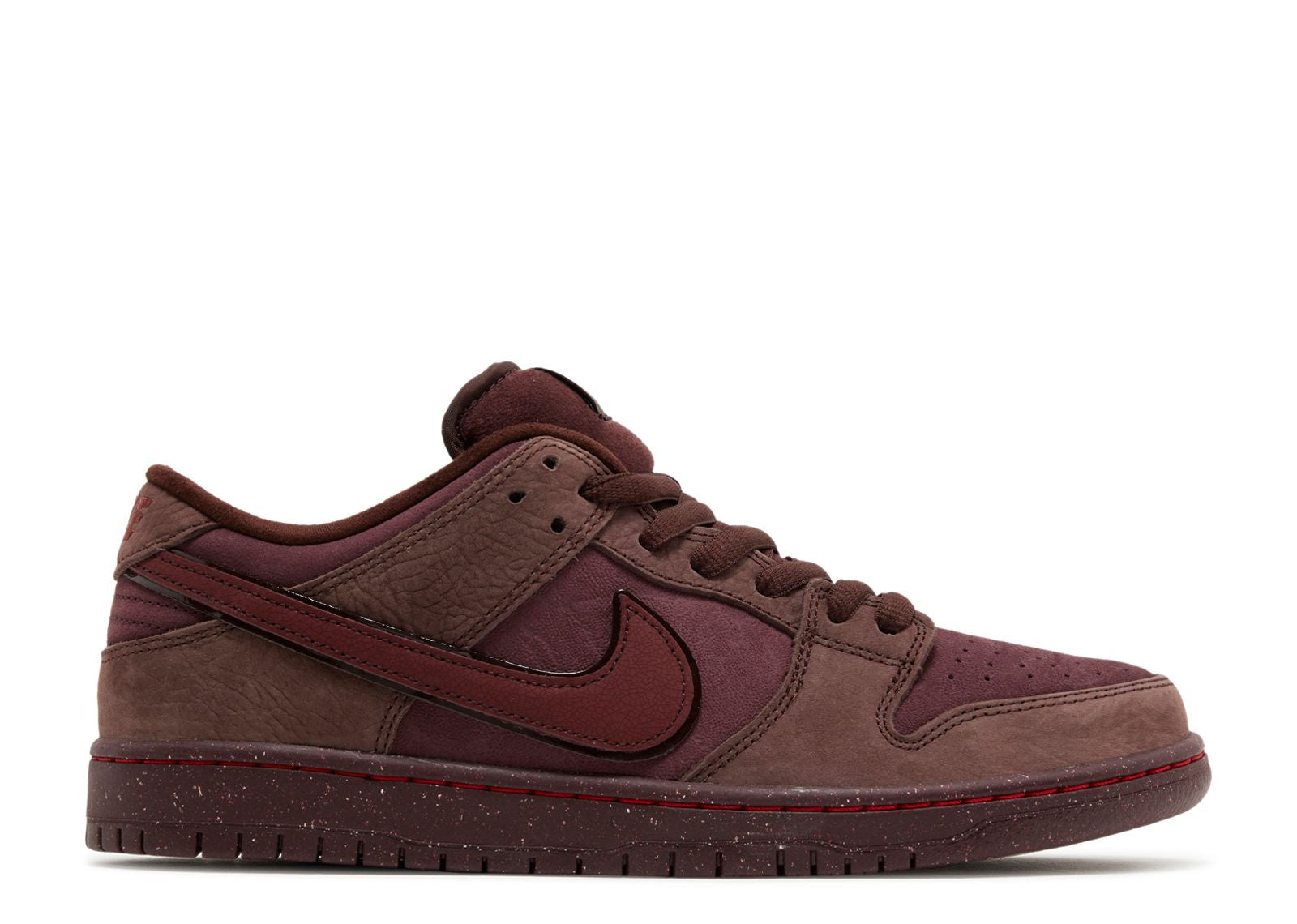 NIKE SB DUNK LOW “CITY OF LOVE BURGUNDY”