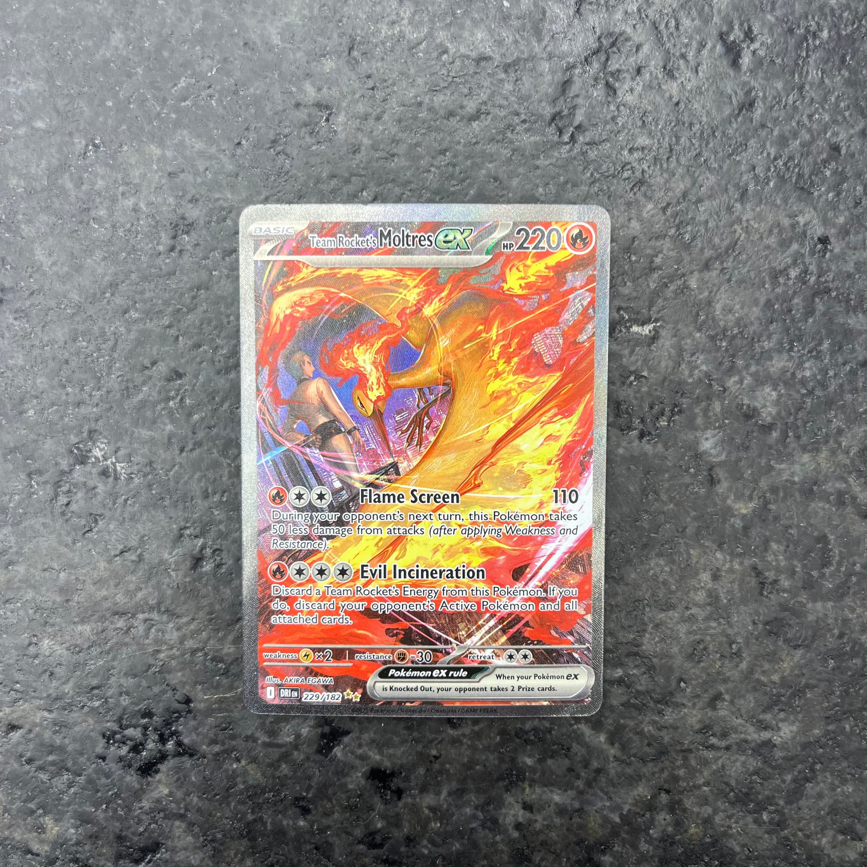 TEAM ROCKET’S MOLTRES EX DESTINED RIVALS SIR (NM)