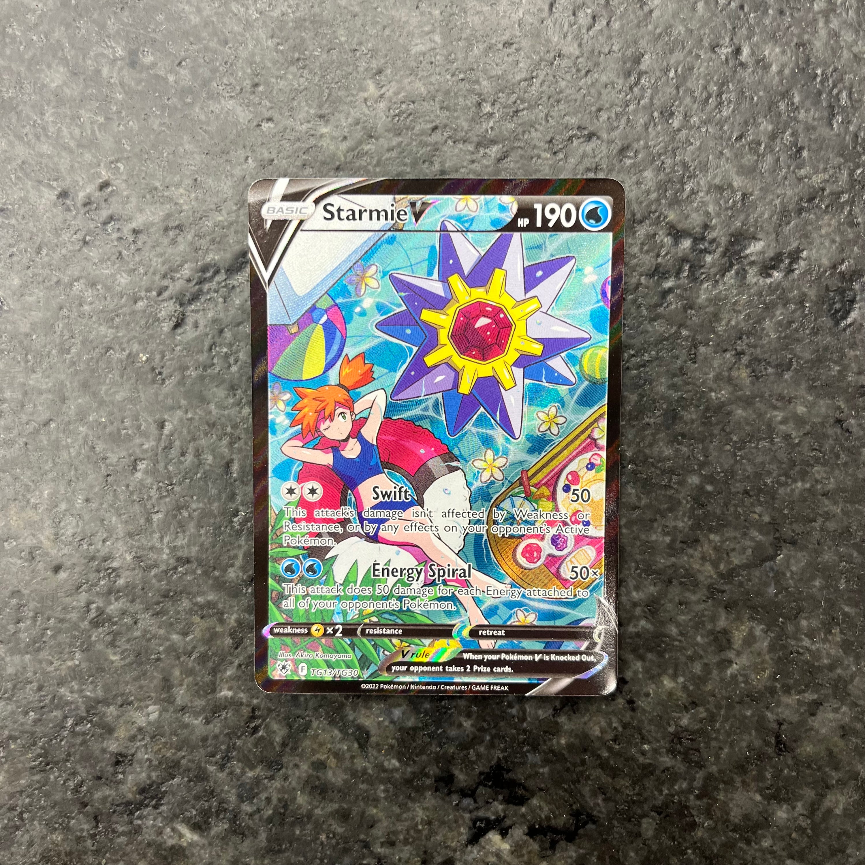 STARMIE V ASTRAL RADIANCE ALT ART TG13/TG30 (NM)