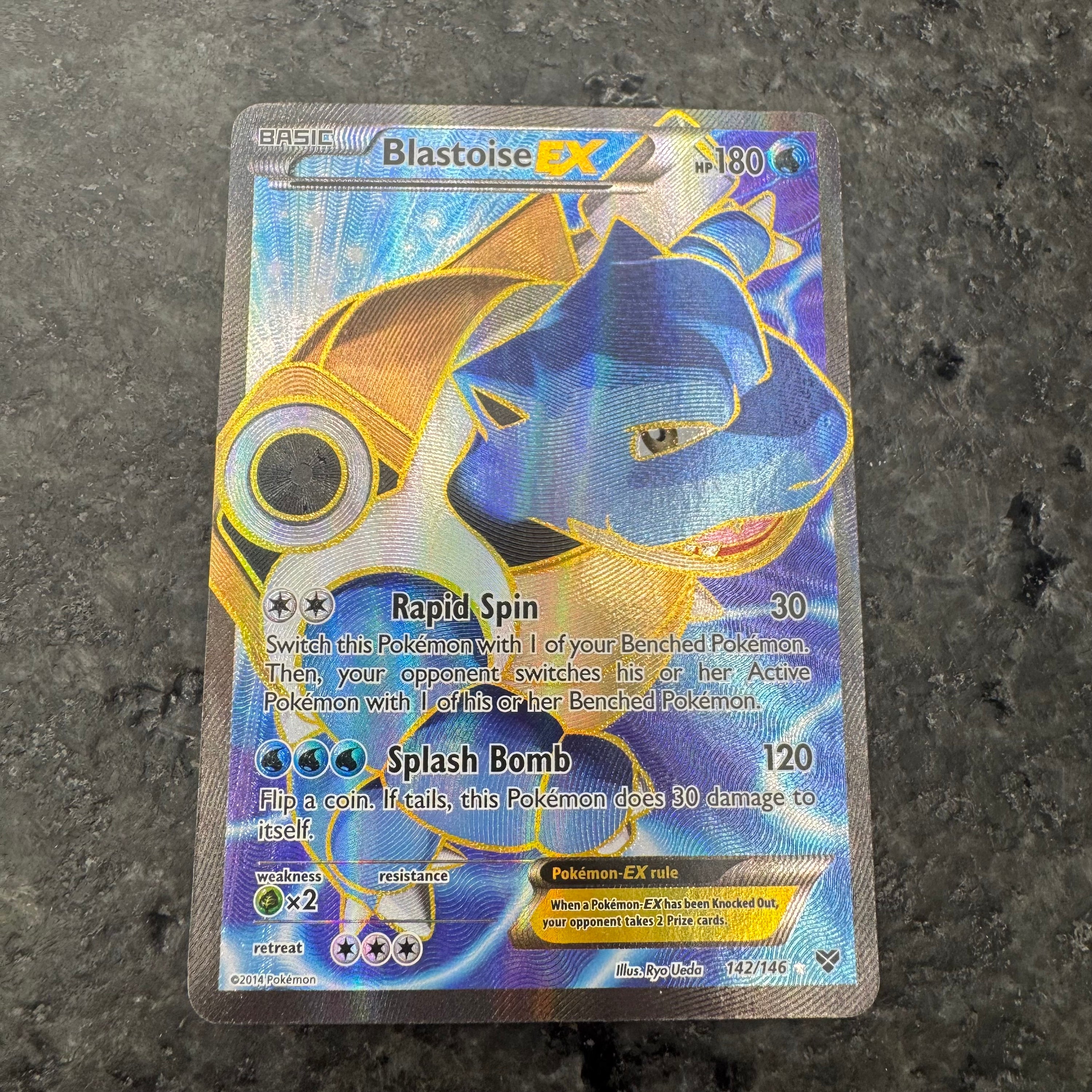 BLASTOISE EX XY FULL ART 142/146 (LP) VDTX BLASTOISE EX XY FULL ART 142/146 (LP) VDTX