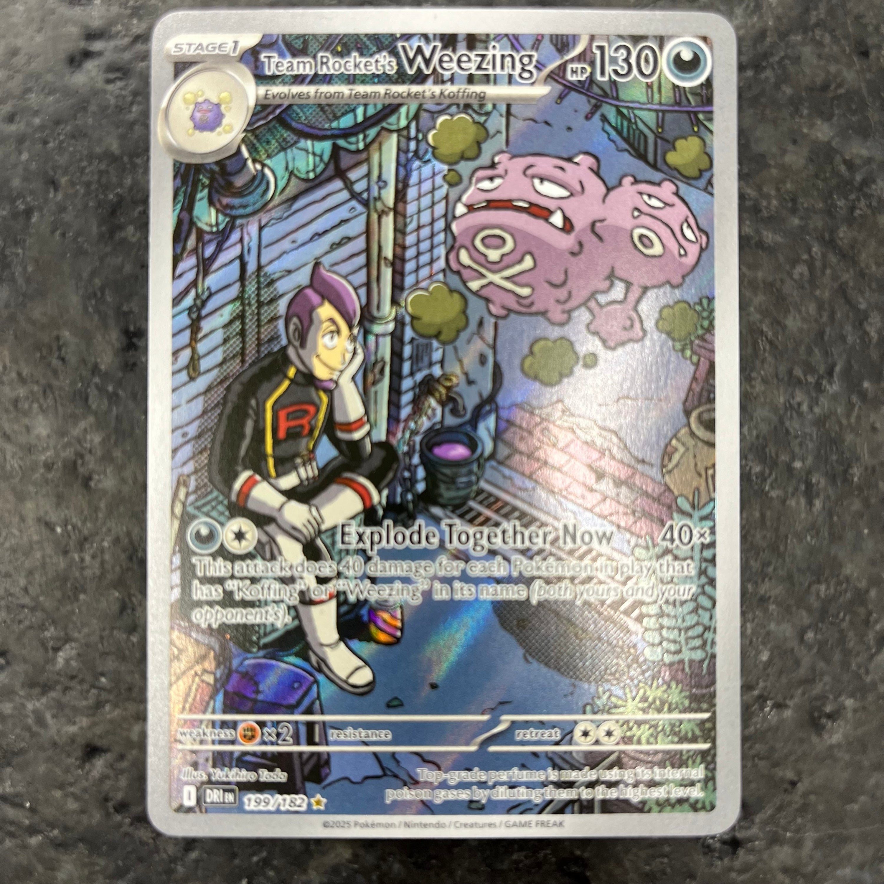 TEAM ROCKETS WERZING FULL ART DESTINED RIVALS SIR 199/182 VLP