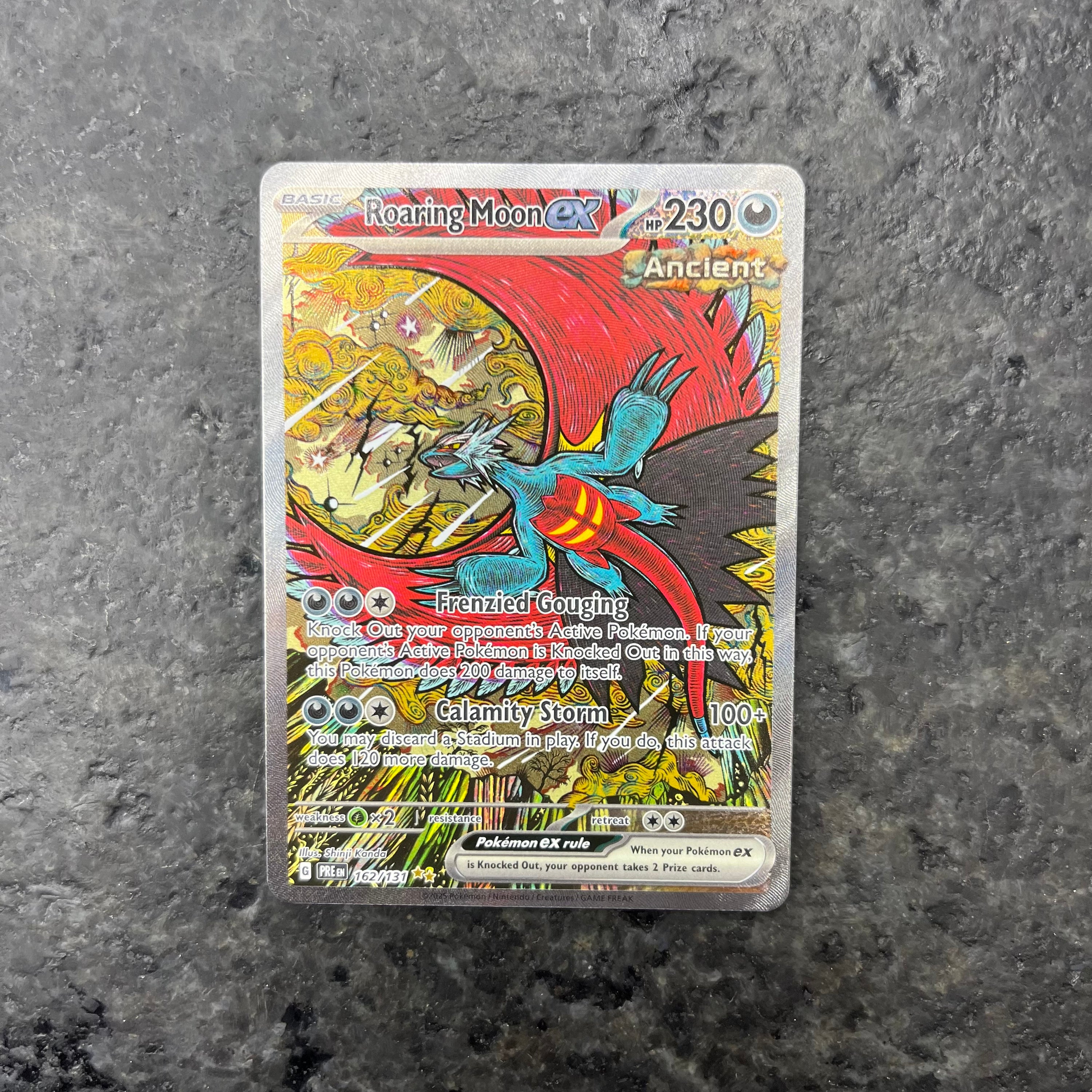 ROARING MOON EX PRISMATIC EVOLUTIONS SIR 162/131 (NM)