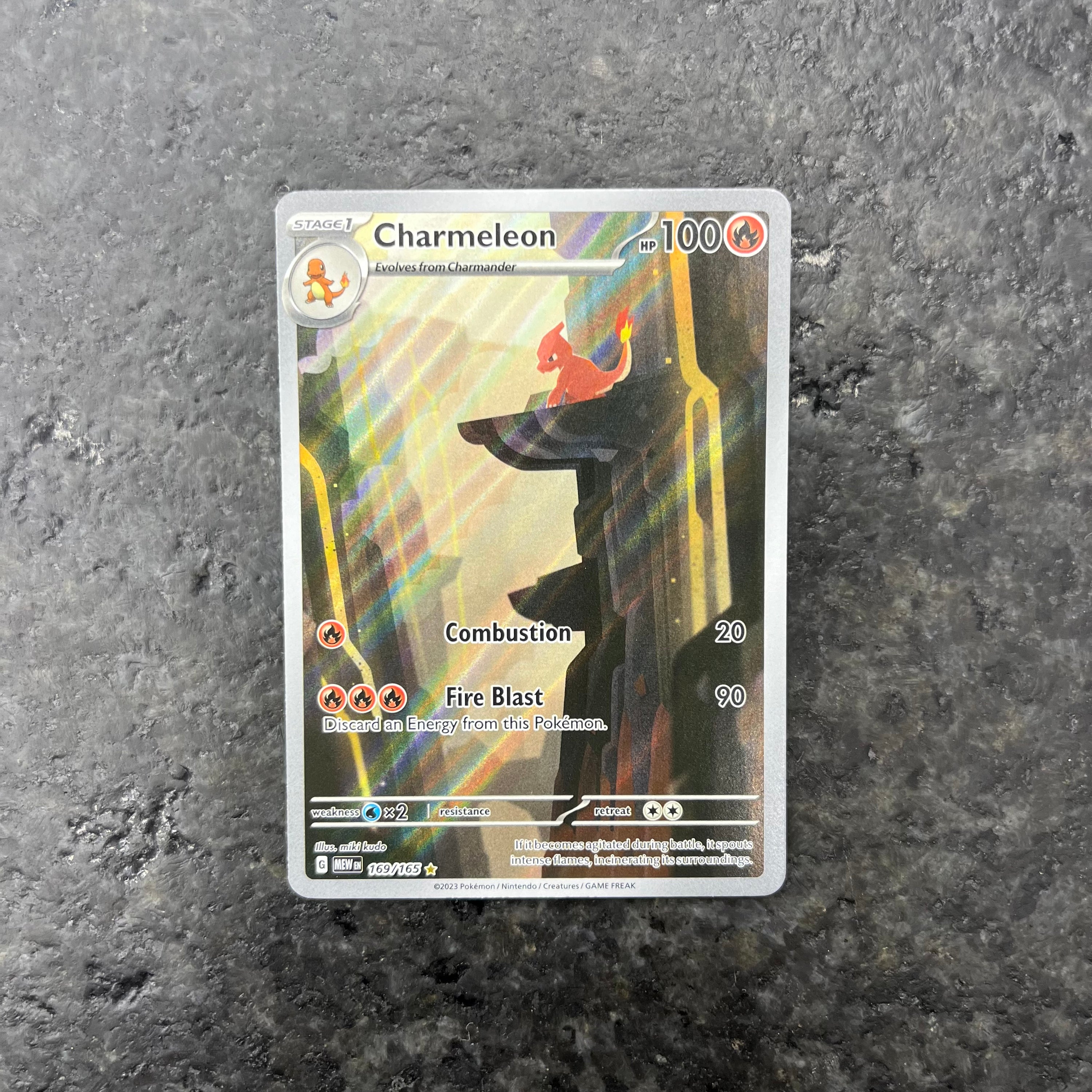 CHARMELEON 151 ALT ART 169/165 (NM)