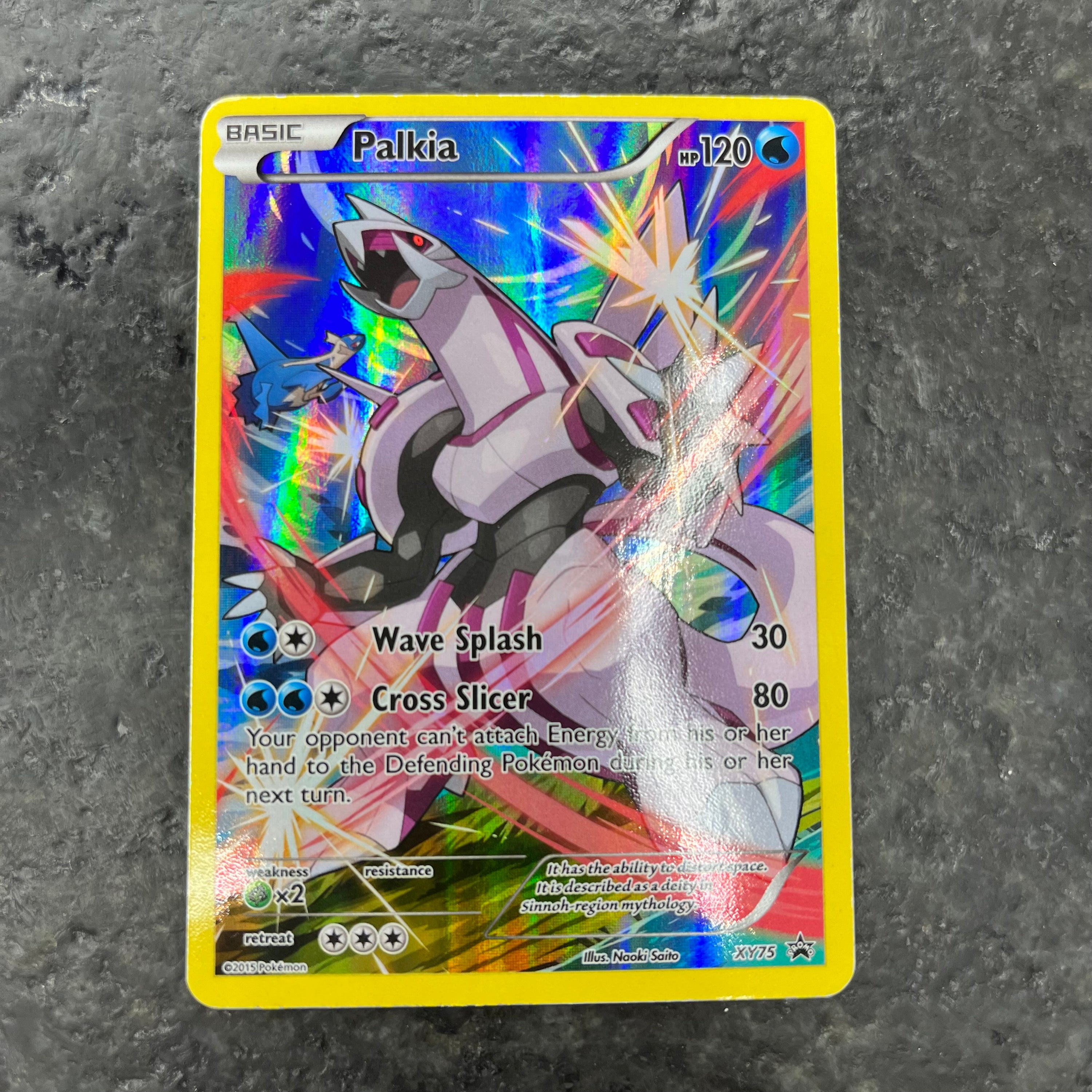 PALKIA FULL ART PROMO XY75 (MP)