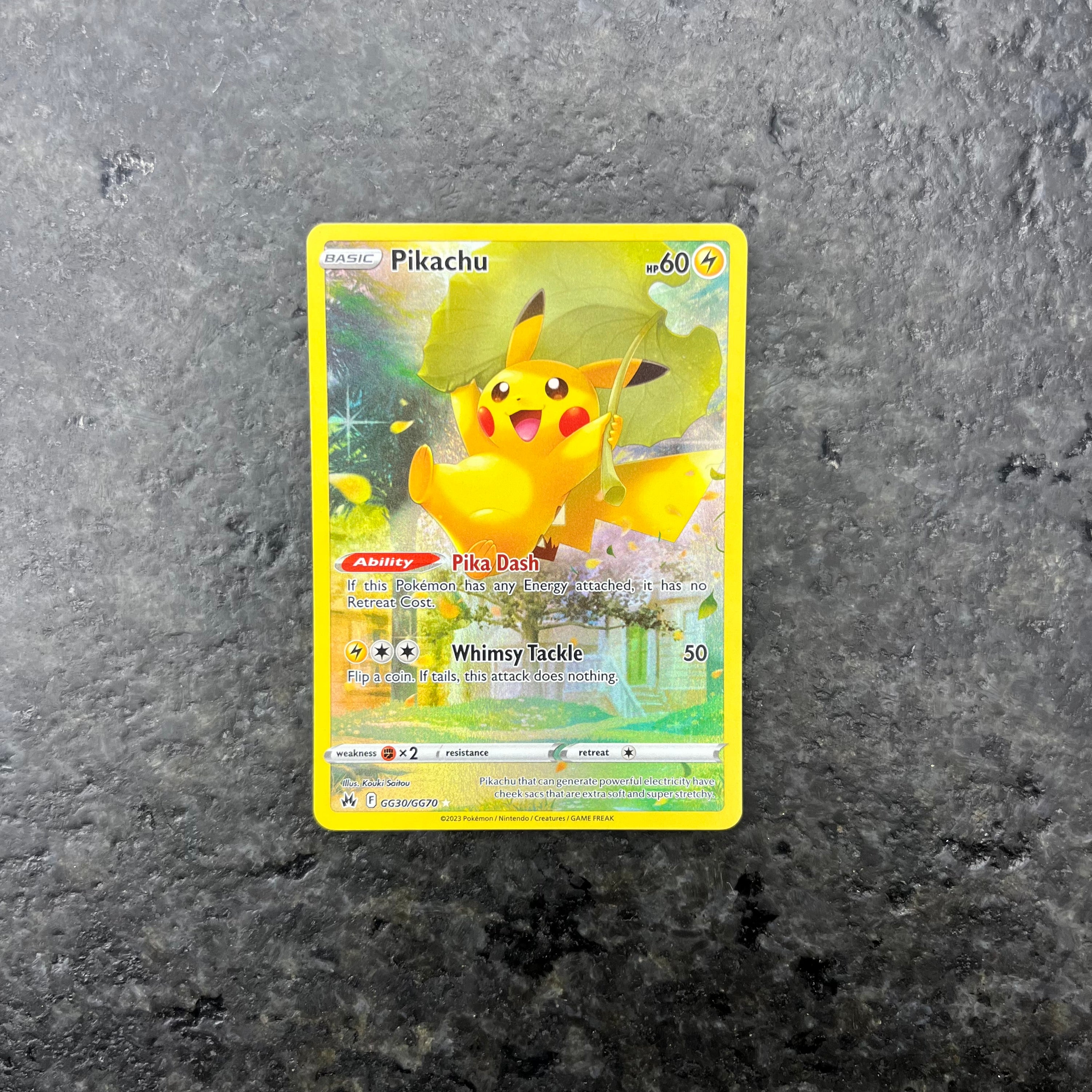 PIKACHU CROWN ZENITH ALT ART GG30/GG70 (NM)