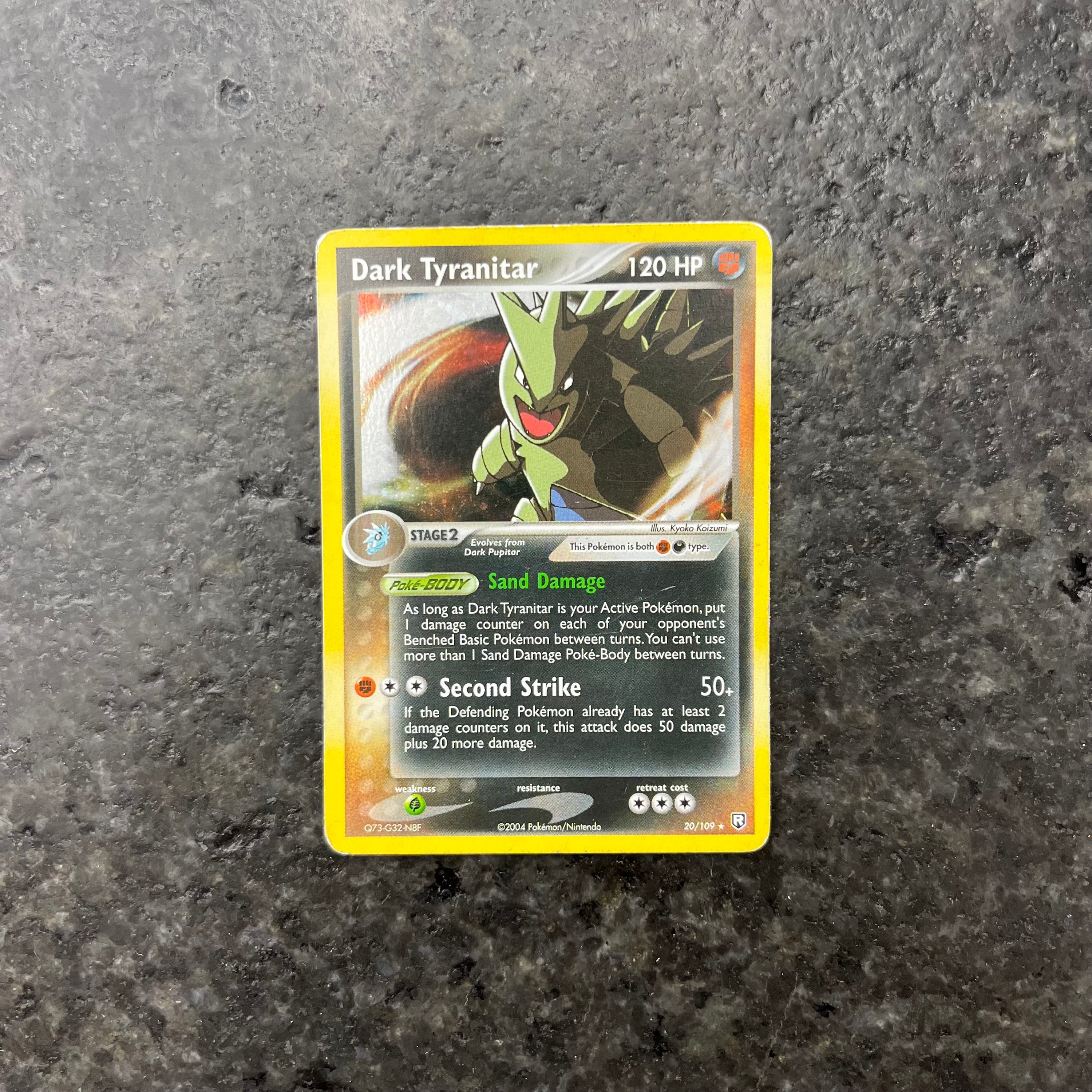 DARK TYRANITAR EX TEAM ROCKET RETURNS HOLO RARE 20/109 (LP-)
