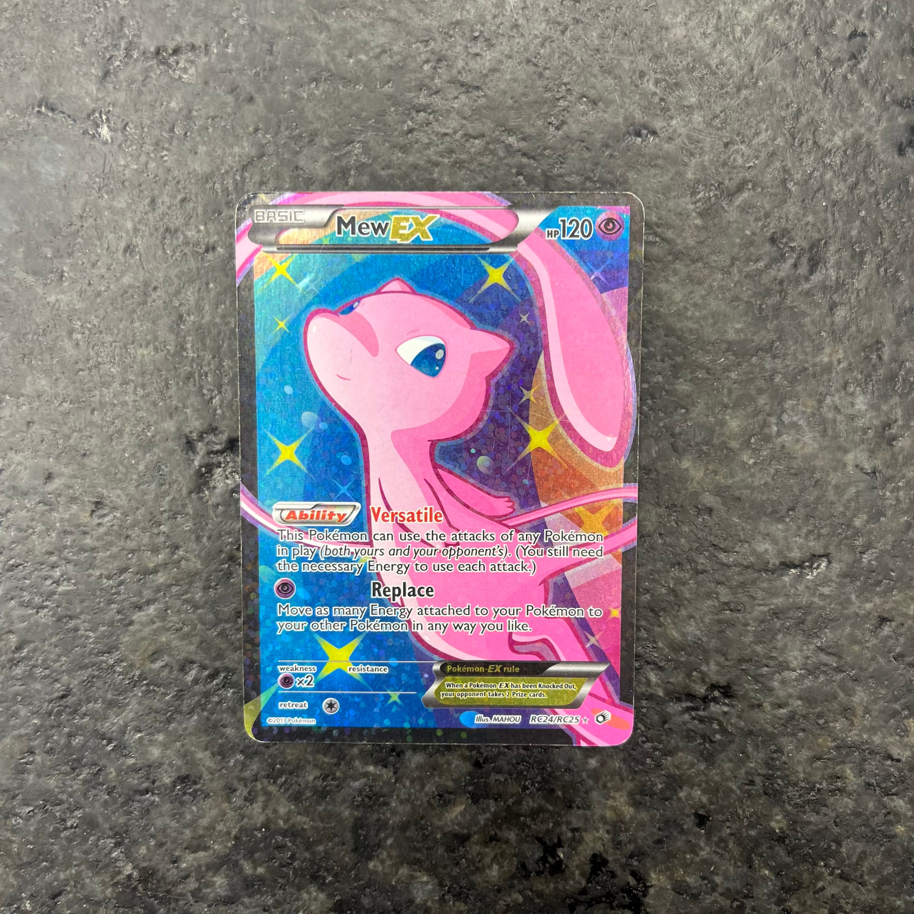 MEW EX ALT ART RADIANT COLLECTION RC24/RC25 (MP)