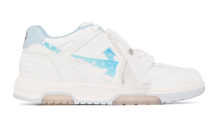 OFF WHITE OUT OF OFFICE LOW TOP “WHITE IRIDESCENT”