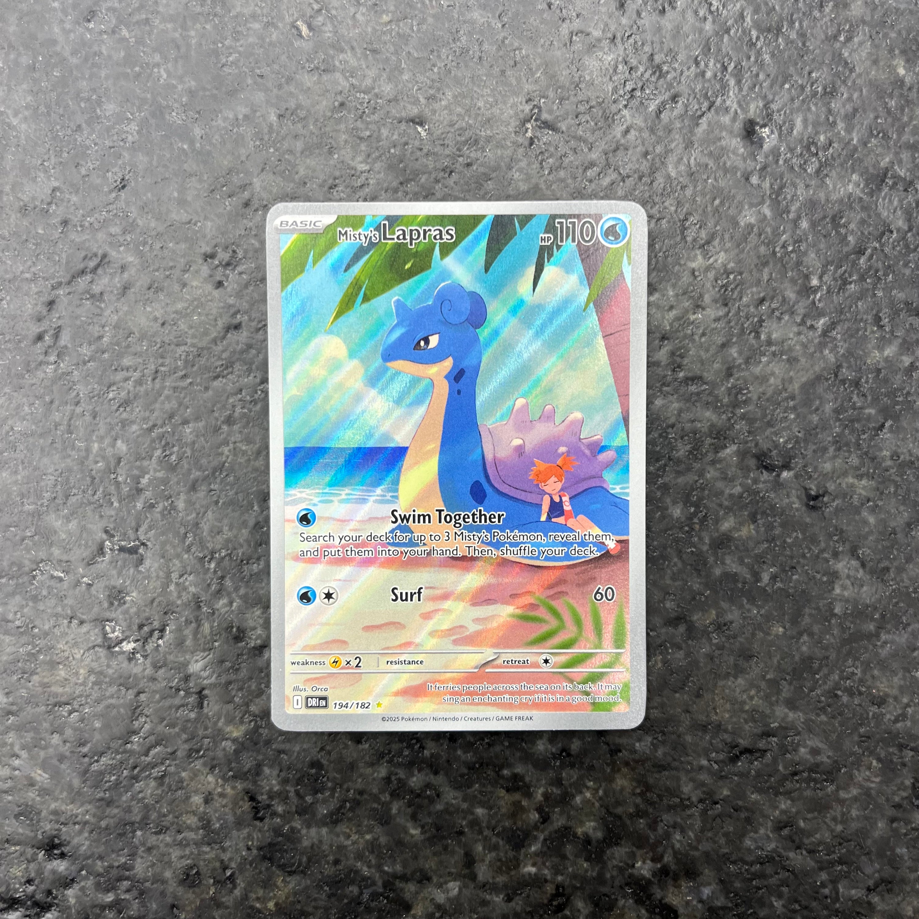MISTY’S LAPRAS ALT ART 194/182 (NM)