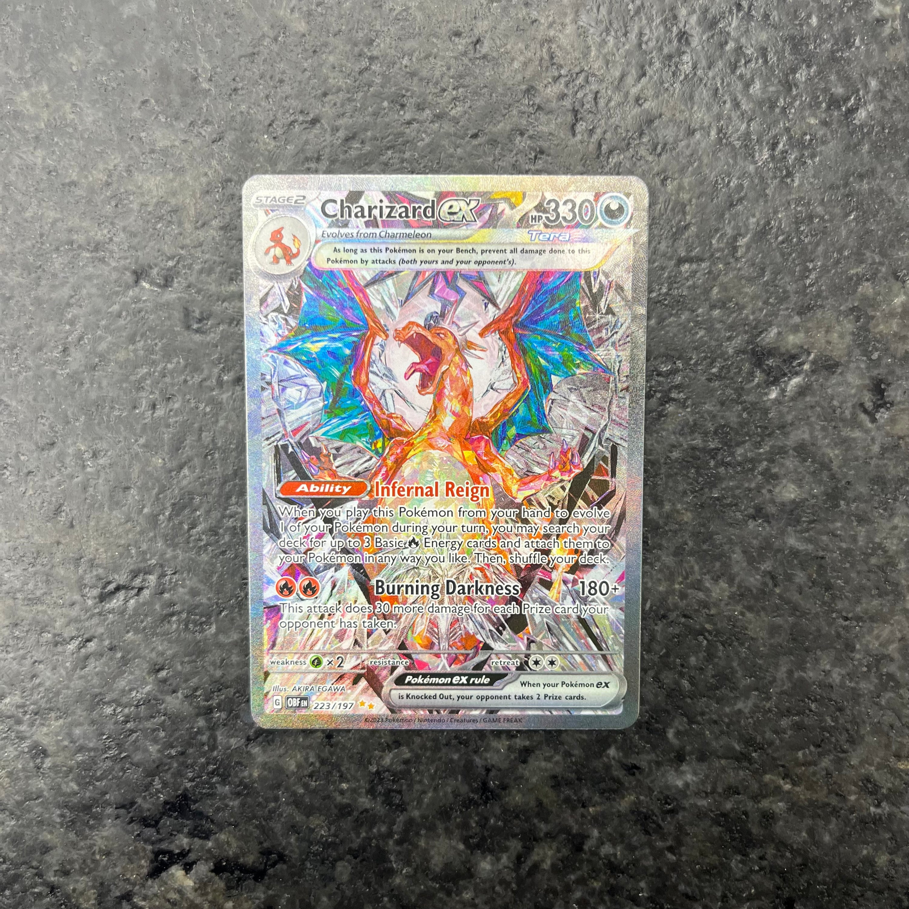 CHARIZARD EX OBSIDIAN FLAMES SIR 223/197 (NM)