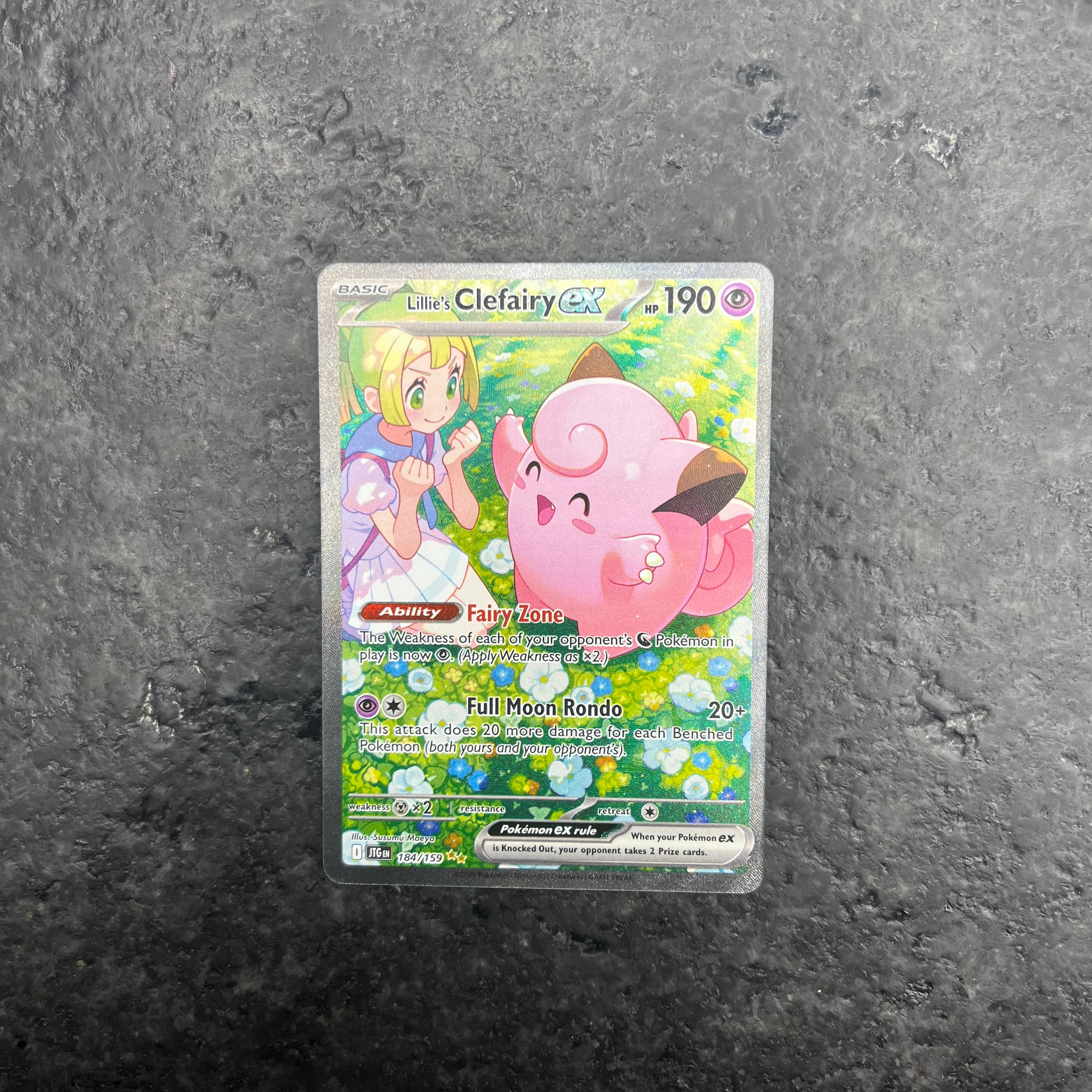 LILLIE’S CLEFAIRY EX JOURNEY TOGETHER SIR 184/159 (NM)