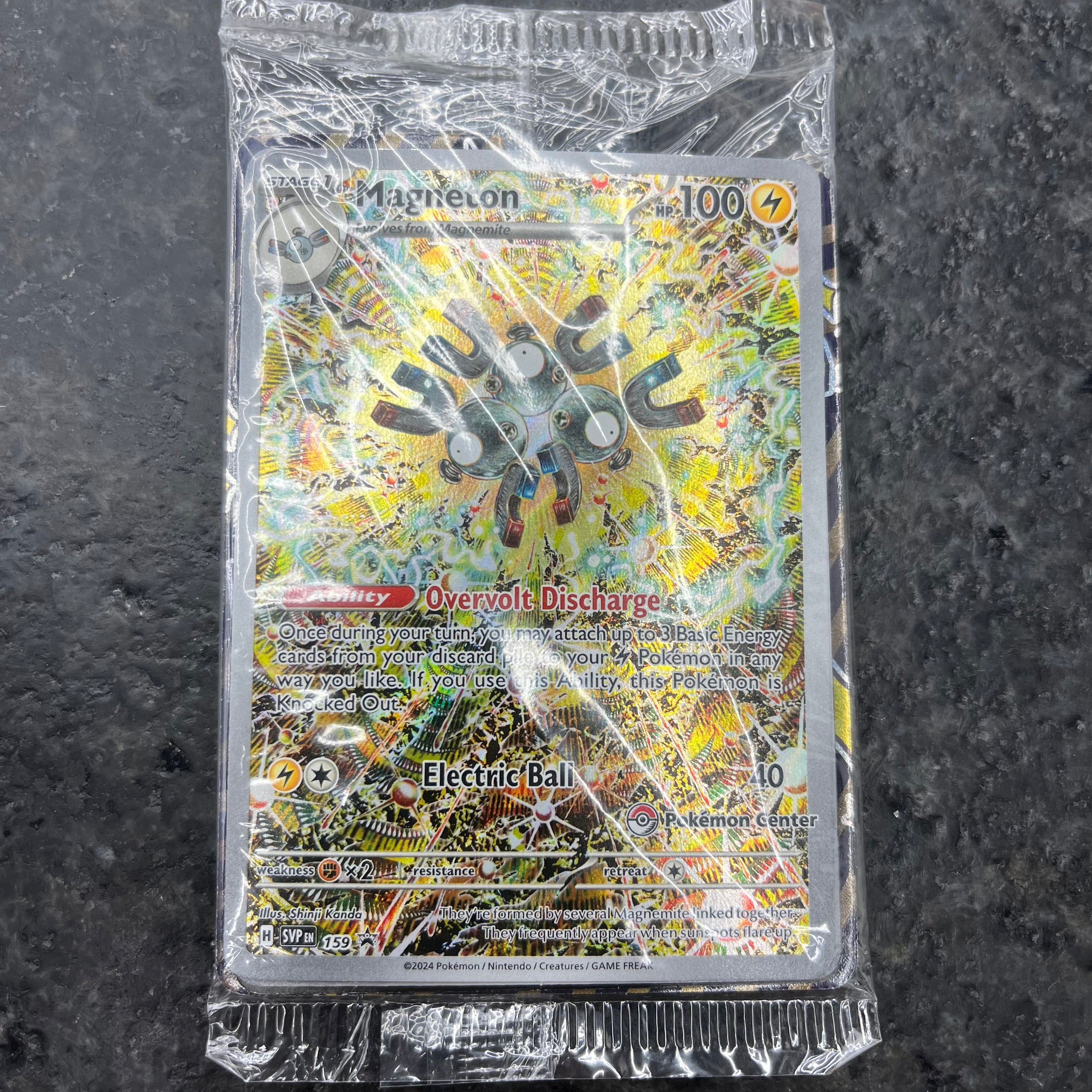 SEALED MAGNETON POKEMON CENTER EXCLUSIVE SCARLET AND VIOLET PROMO 159 NM/SEALED