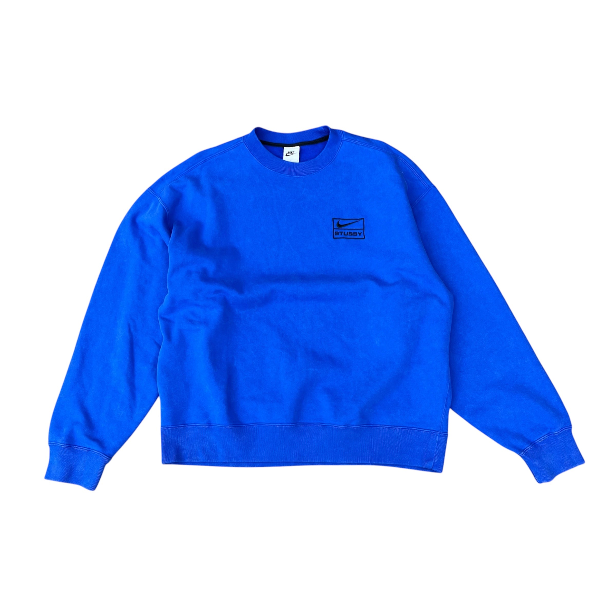 NIKE X STUSSY ACID WAS FLEECE CREWNECK