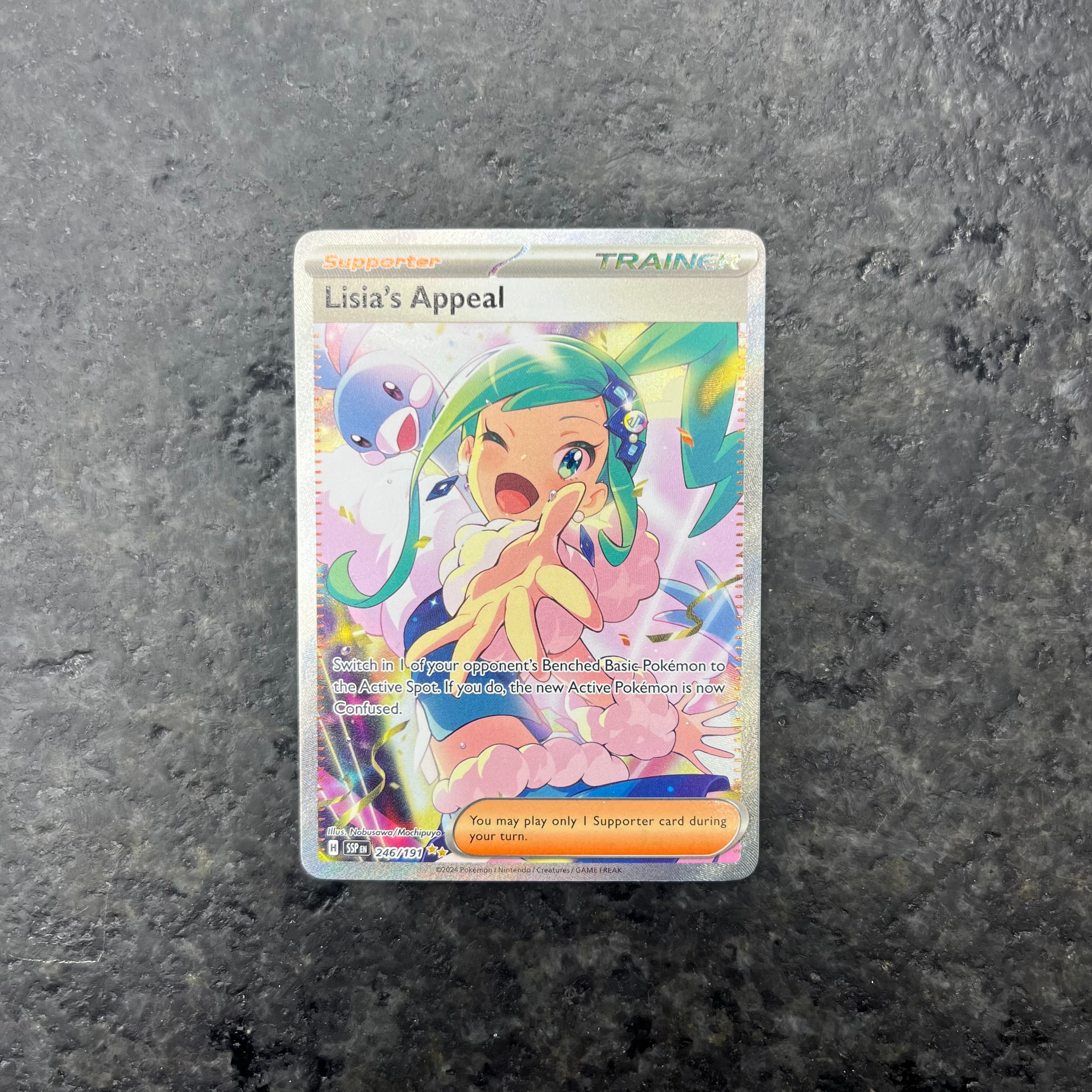 LISIA’S APPEAL SURGING SPARKS SIR 246/191 (NM)