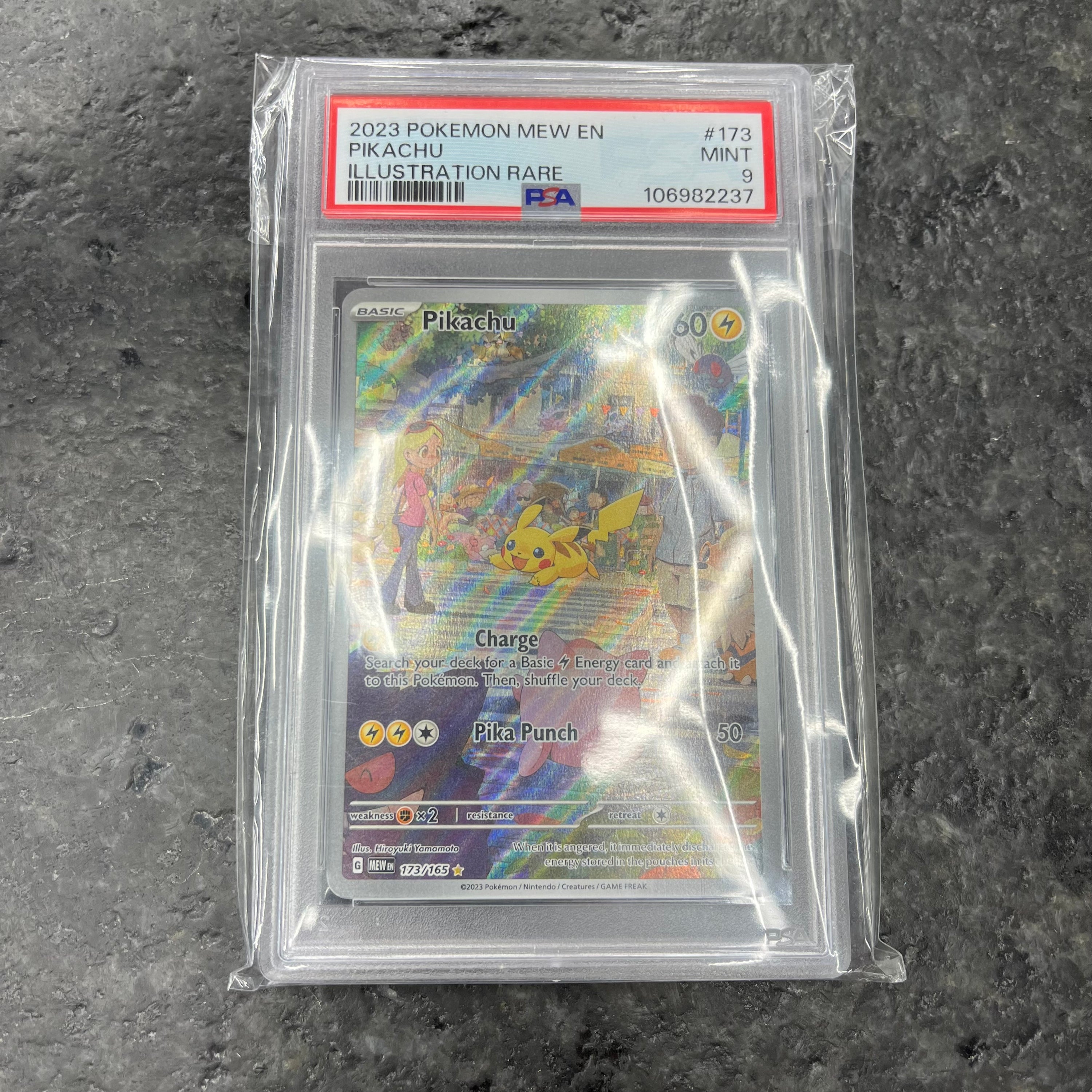 PSA PIKACHU SCARLETT AND VIOLET 151 SIR 173/165